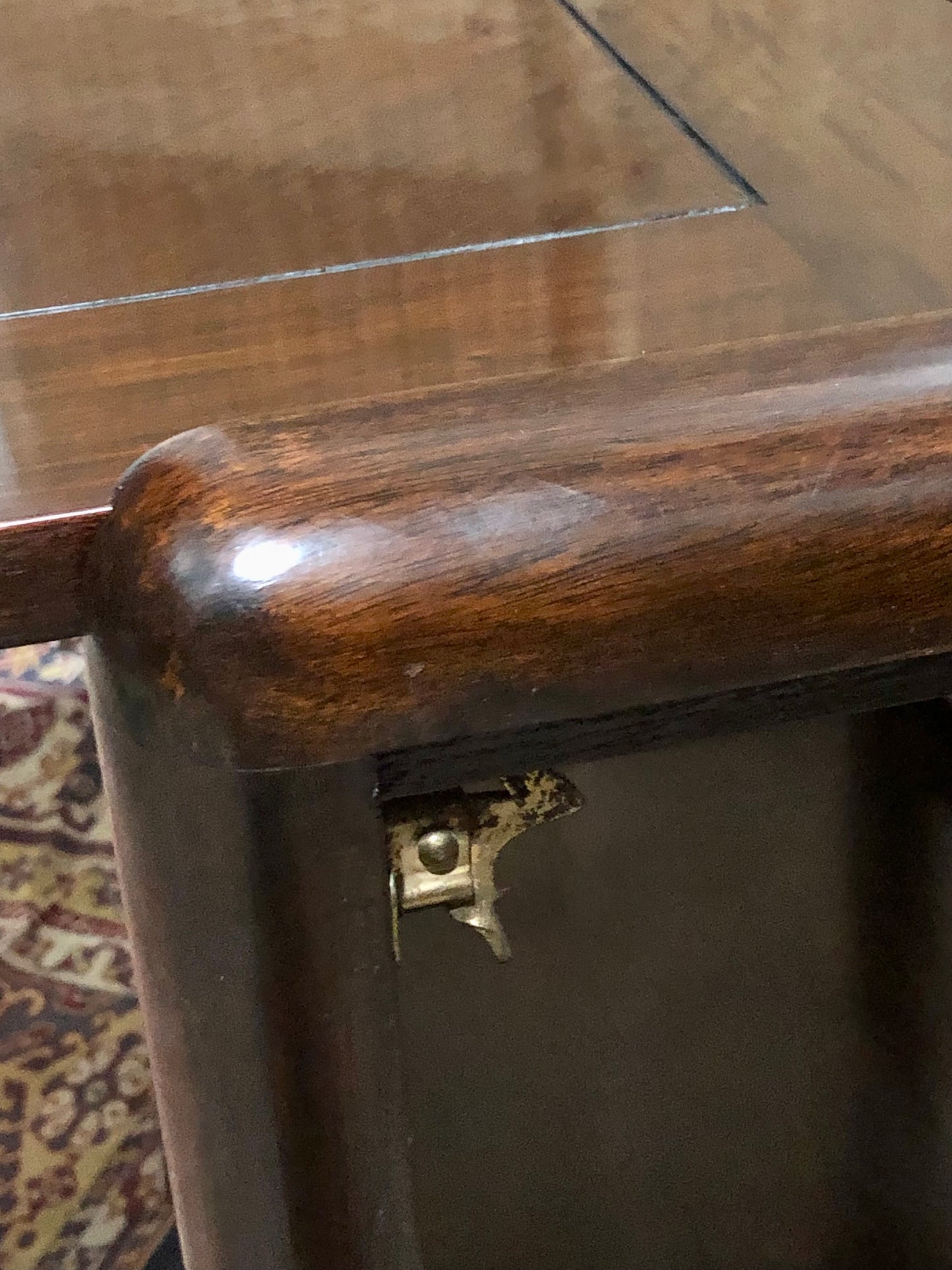 000685....Handsome Art Deco Mahogany Serving Trolley