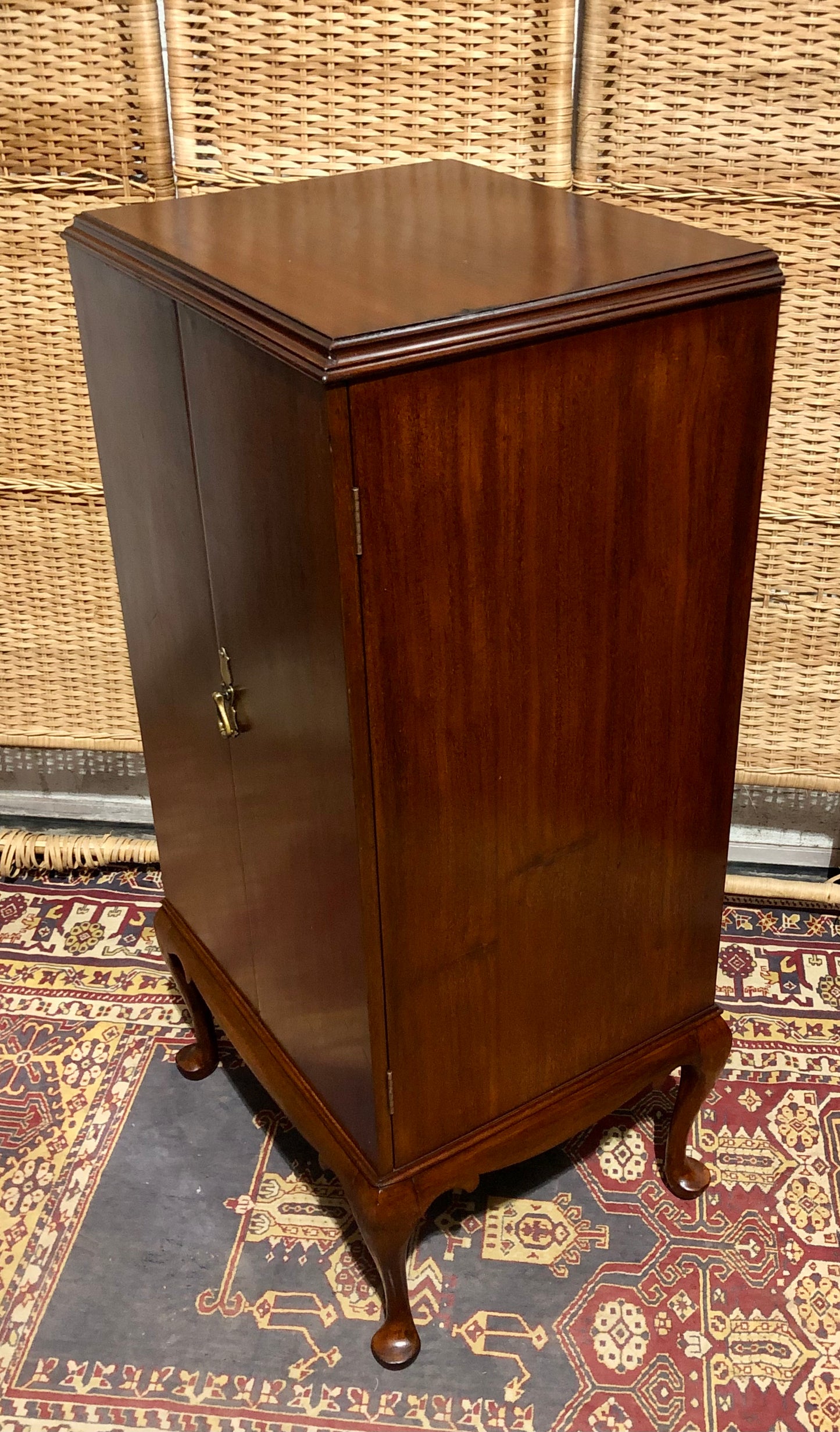000680....Handsome Edwardian Mahogany Music / Filing Cabinet ( sold )