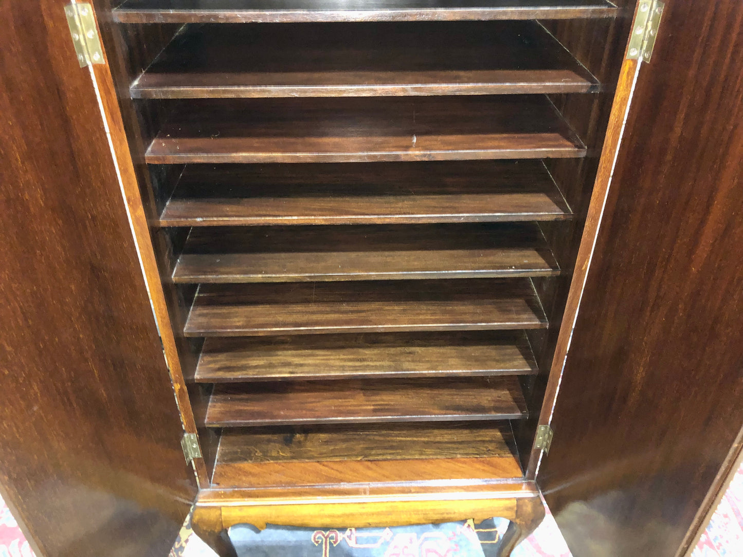 000680....Handsome Edwardian Mahogany Music / Filing Cabinet ( sold )