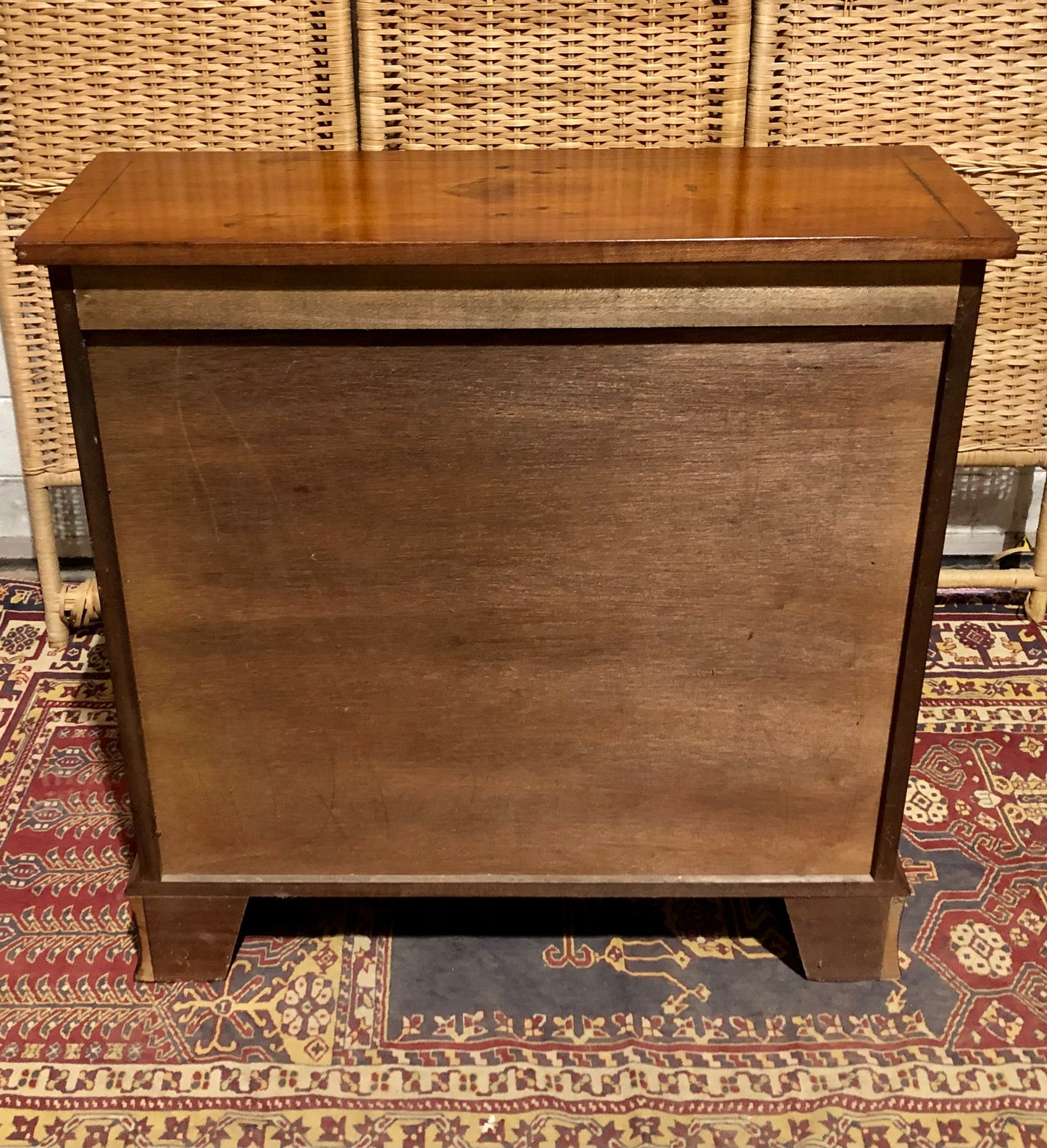 000677....Handsome Vintage Yew Bookcase ( sold )