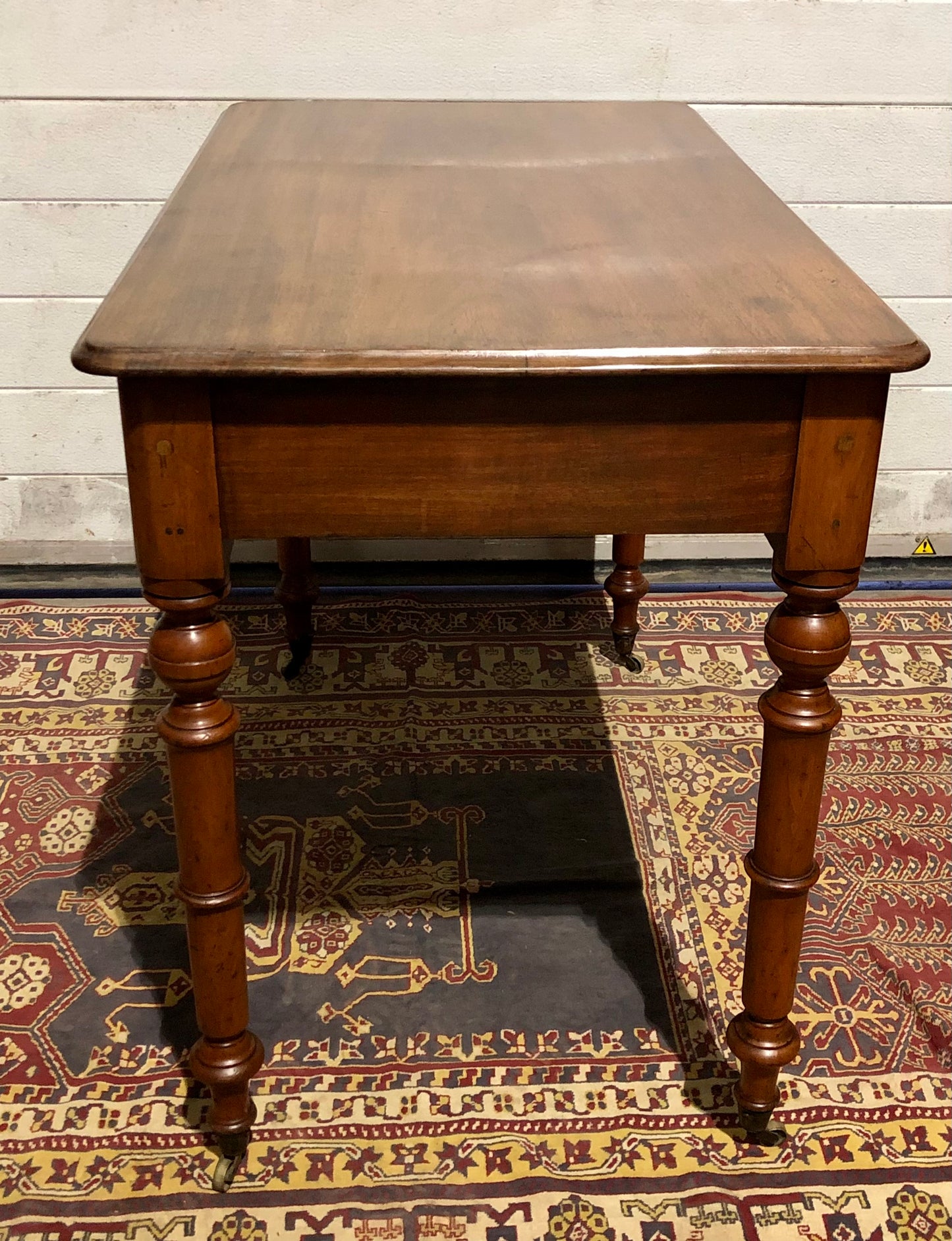 000674....Handsome Antique Mahogany Hall Or Writing Table
