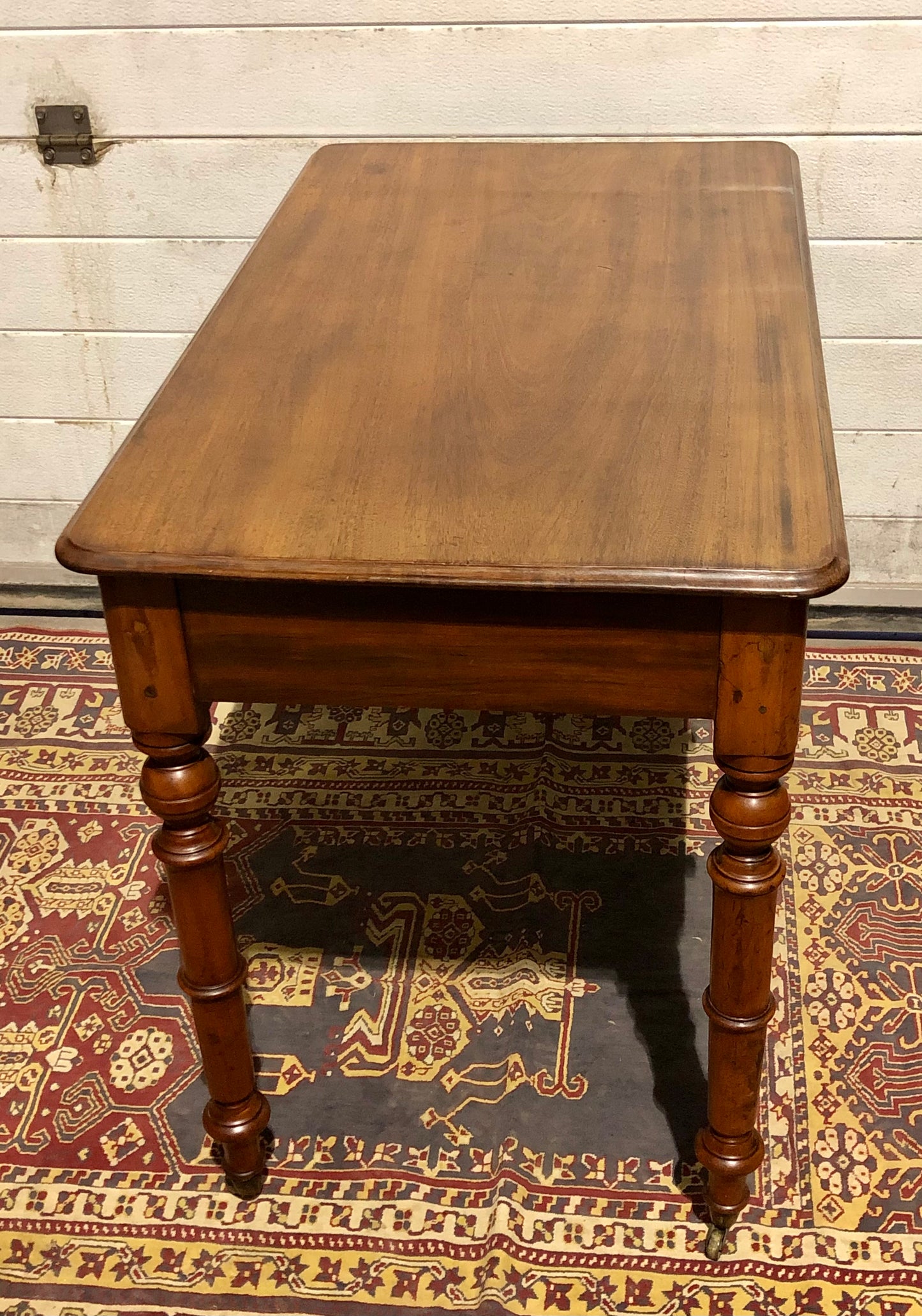 000674....Handsome Antique Mahogany Hall Or Writing Table