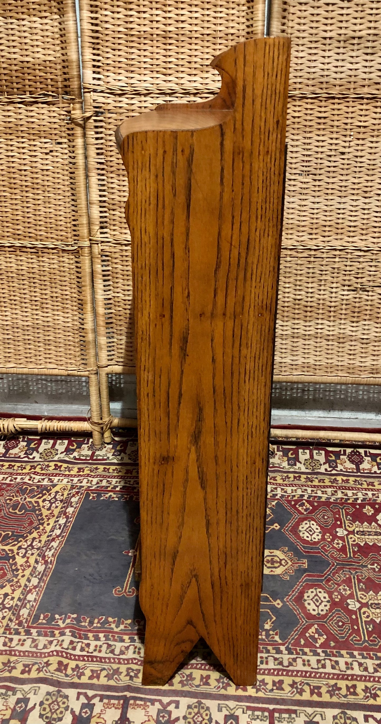 000669....Handsome Arts And Crafts Solid Oak Bookcase ( sold )