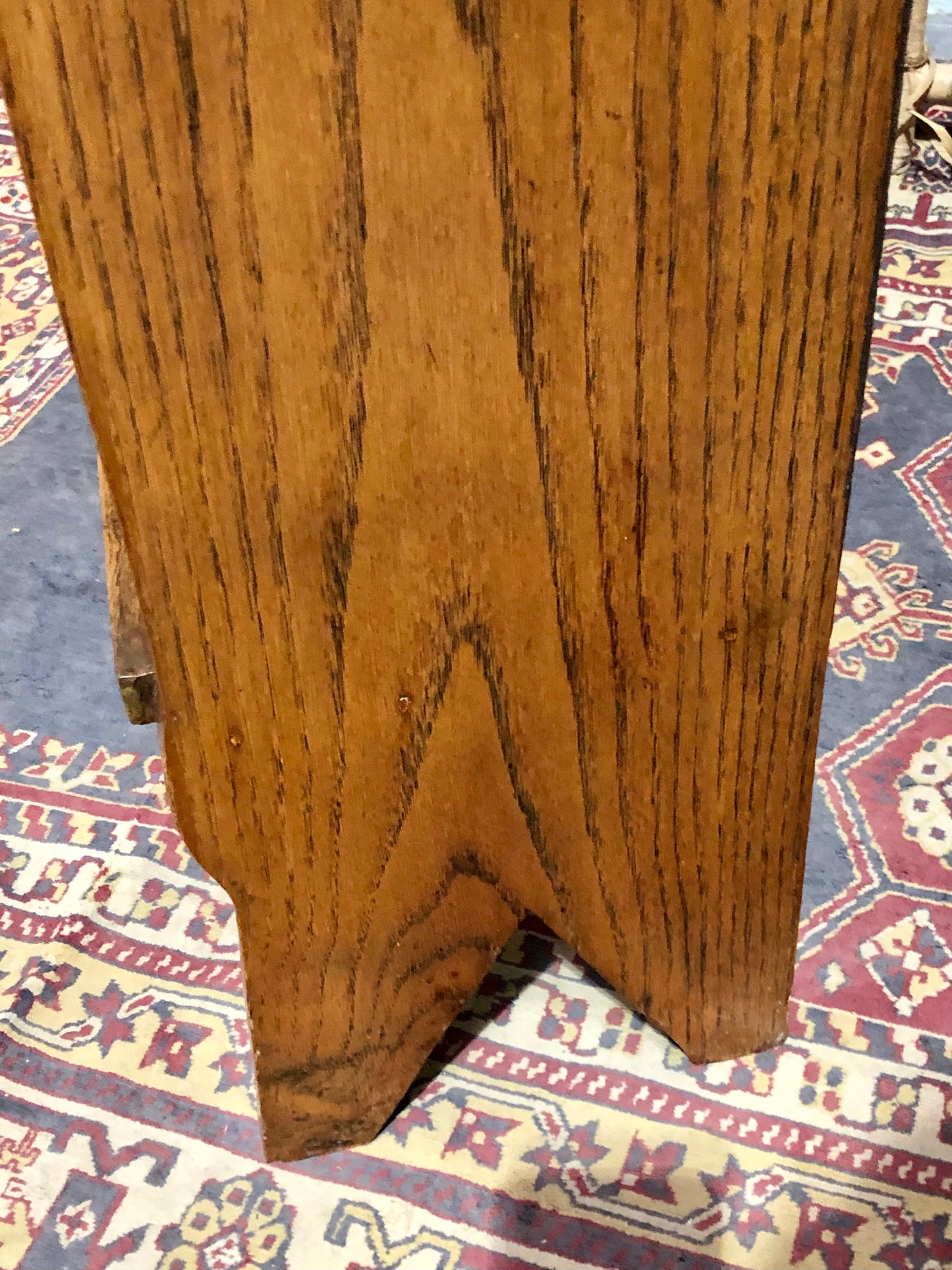 000669....Handsome Arts And Crafts Solid Oak Bookcase ( sold )