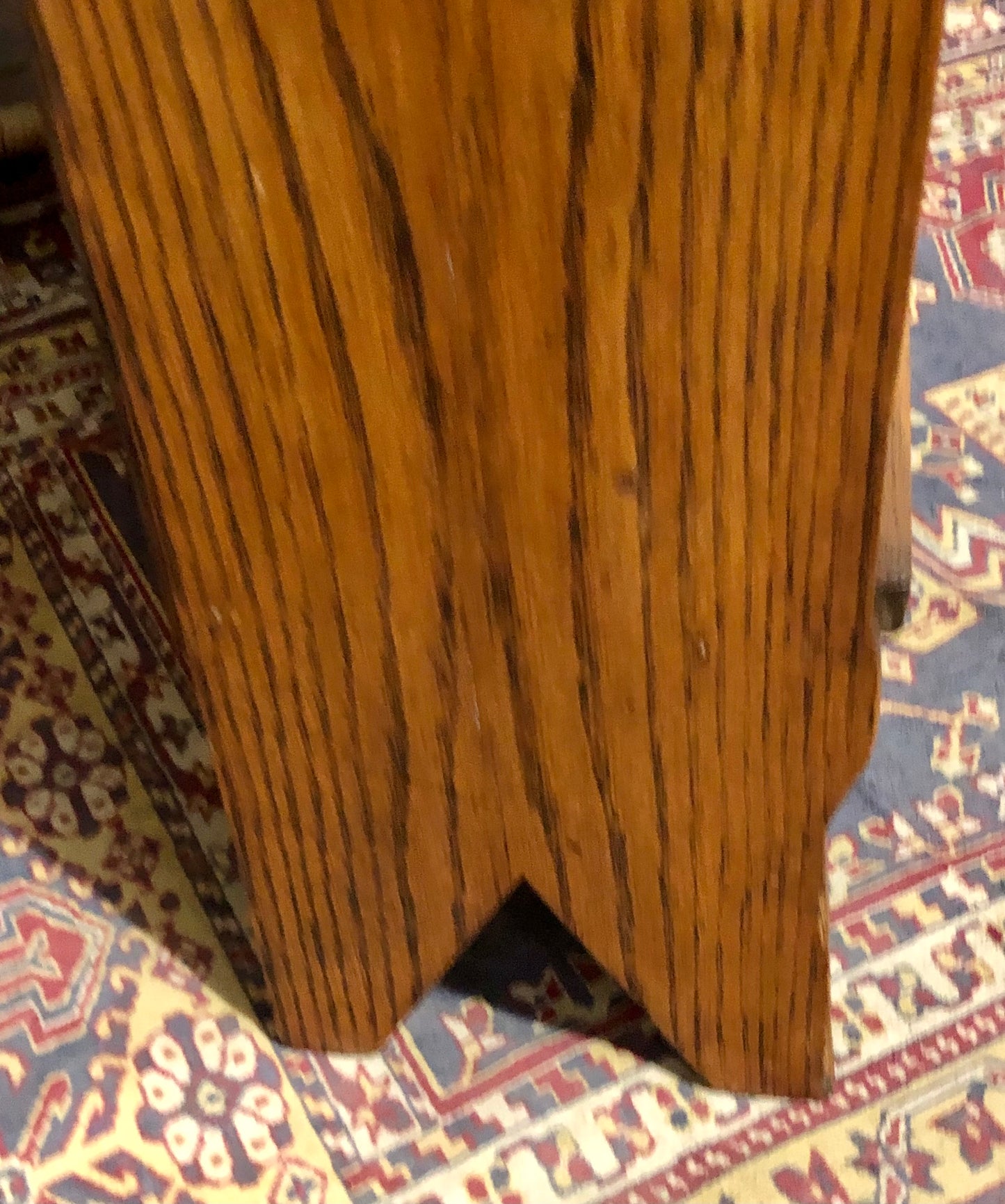 000669....Handsome Arts And Crafts Solid Oak Bookcase ( sold )
