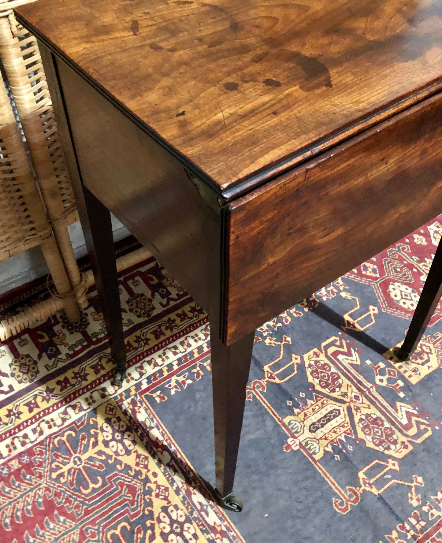 000668....Handsome Rare Georgian Mahogany Bedside / Deception Table ( sold )