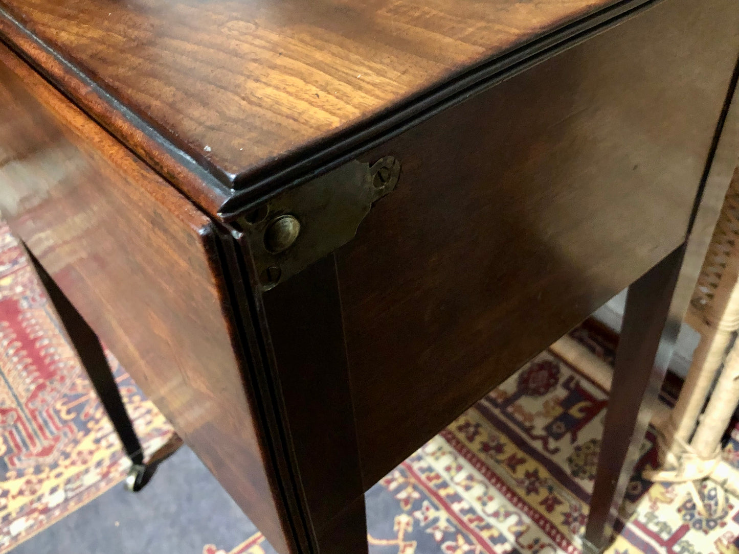 000668....Handsome Rare Georgian Mahogany Bedside / Deception Table ( sold )