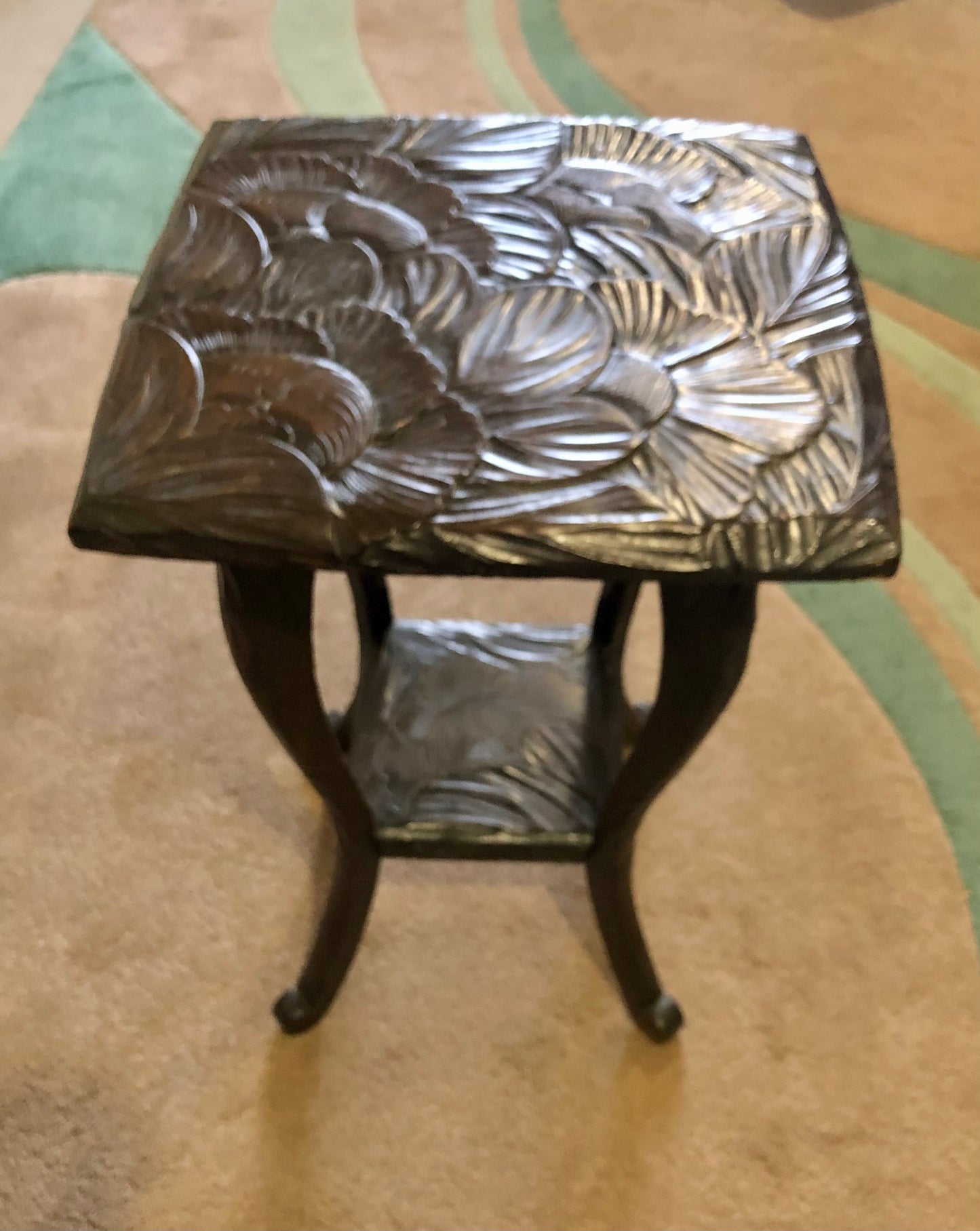 000666....Handsome Liberty's Of London Carved Japanese Table
