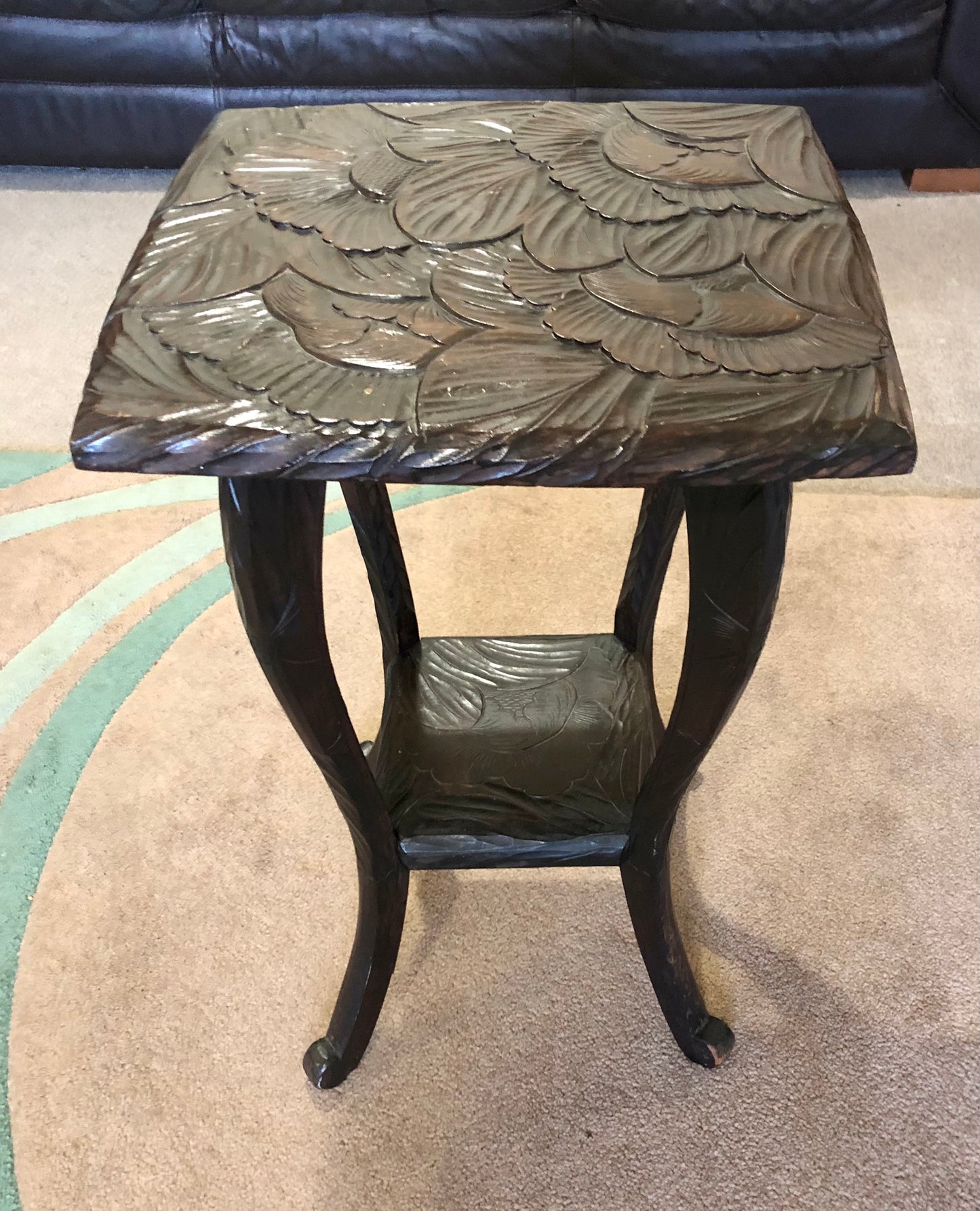 000666....Handsome Liberty's Of London Carved Japanese Table