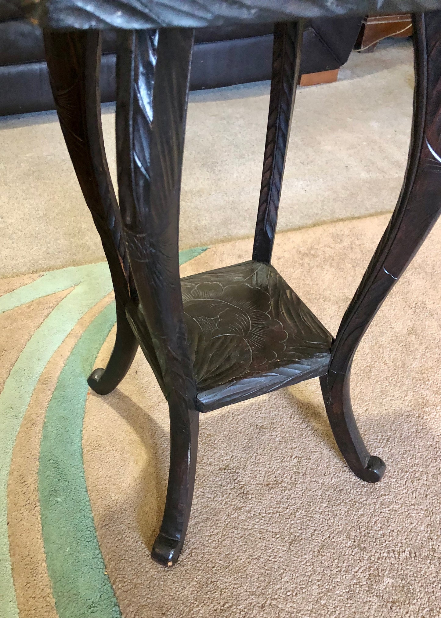 000666....Handsome Liberty's Of London Carved Japanese Table