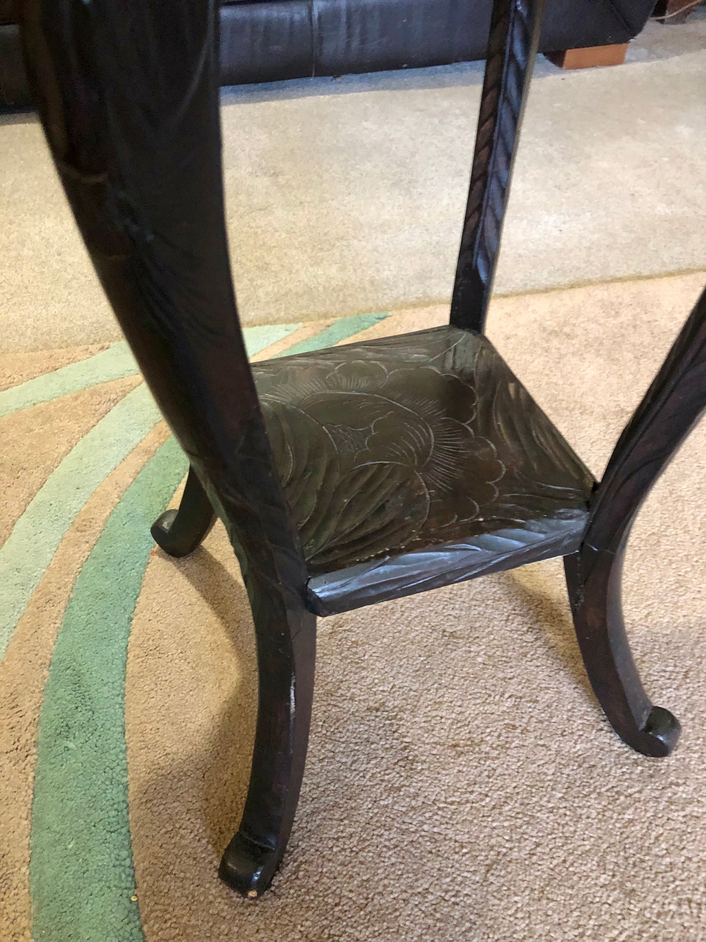 000666....Handsome Liberty's Of London Carved Japanese Table