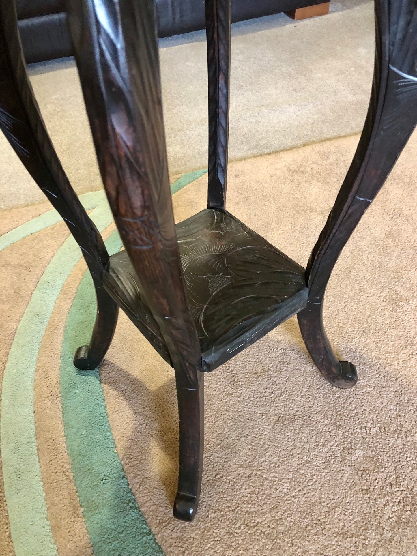 000666....Handsome Liberty's Of London Carved Japanese Table