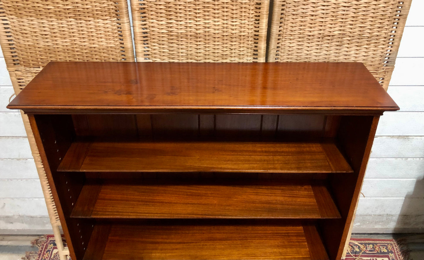 000665....Handsome Antique Walnut Bookcase