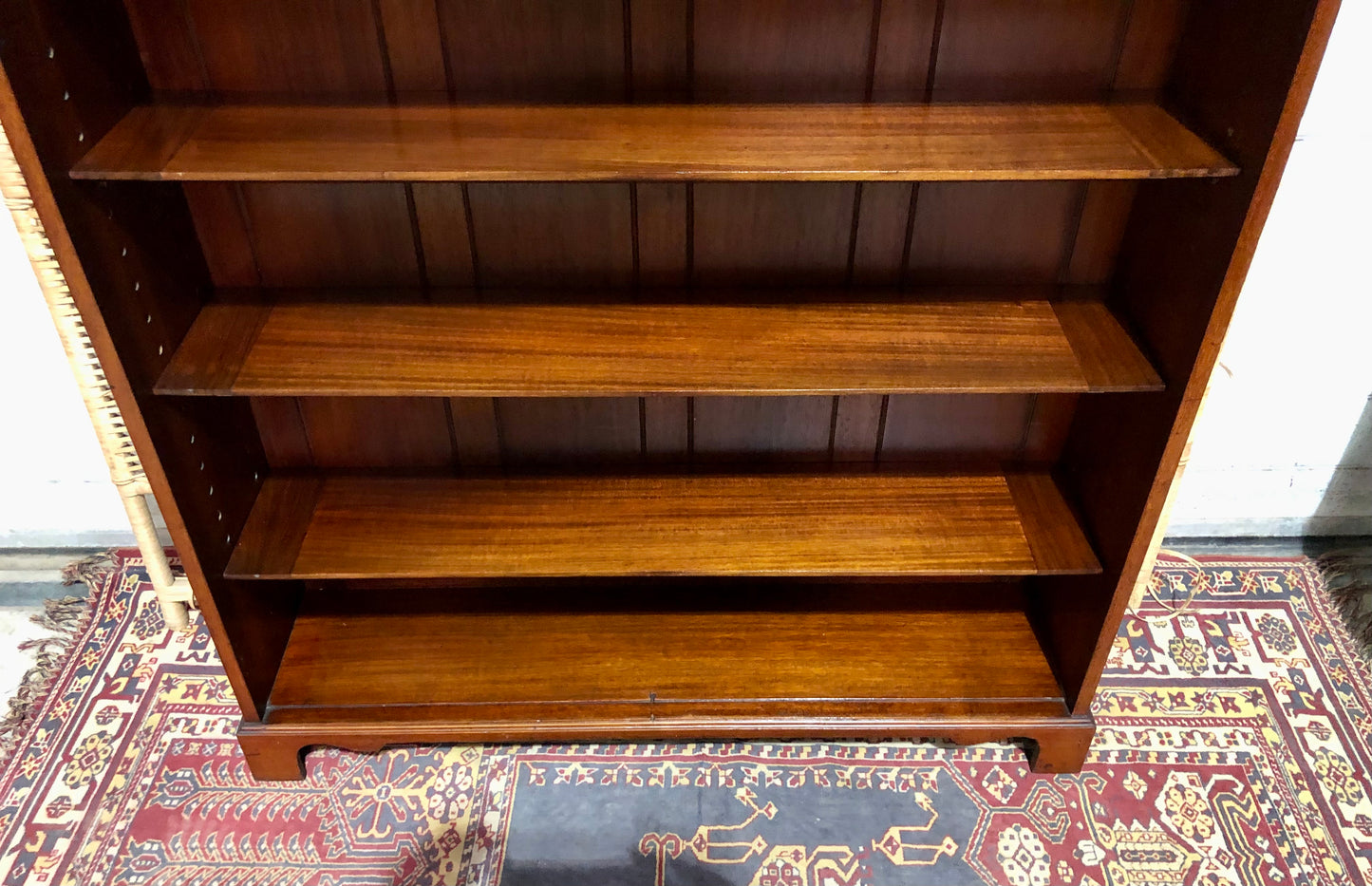 000665....Handsome Antique Walnut Bookcase