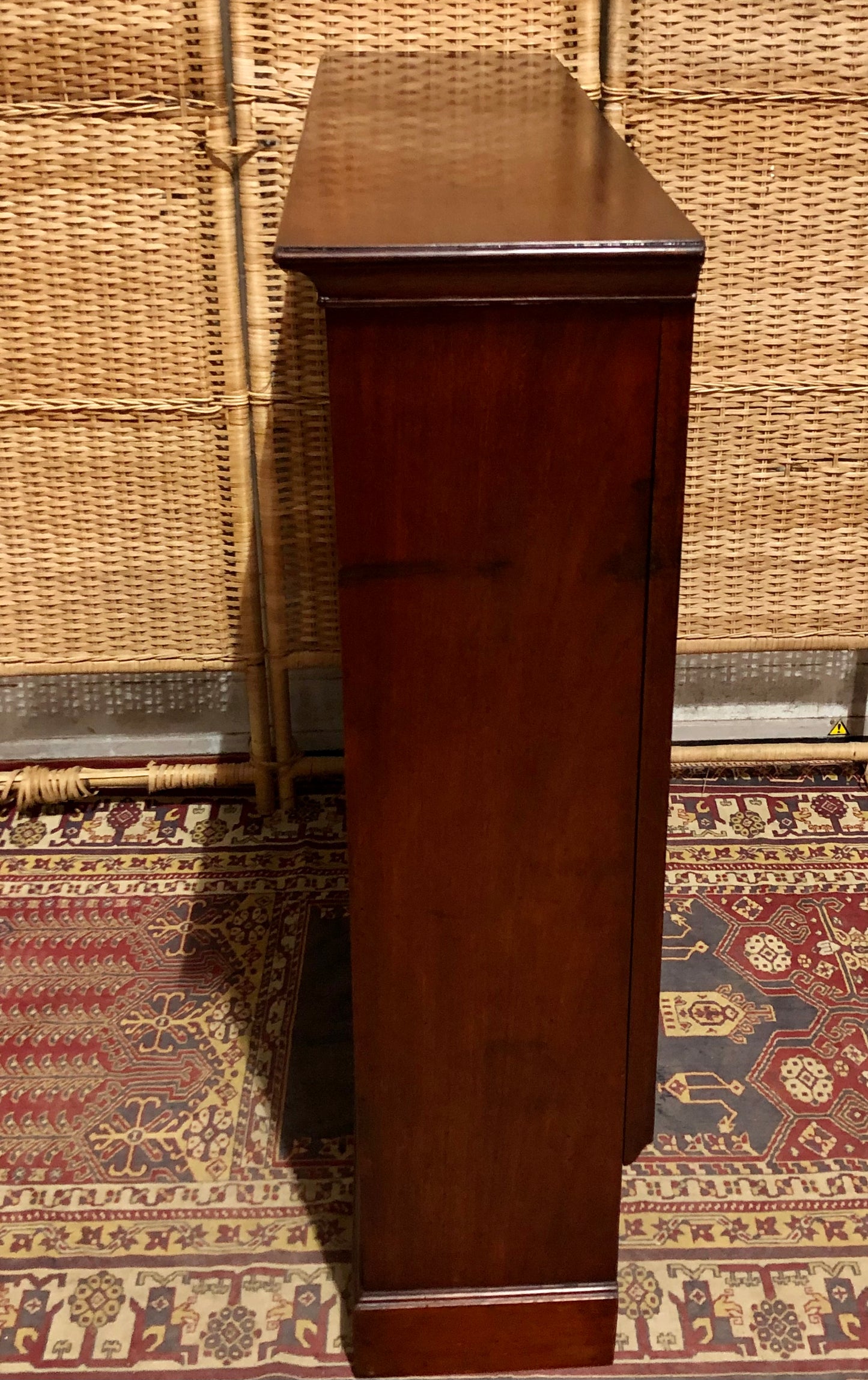 000665....Handsome Antique Walnut Bookcase