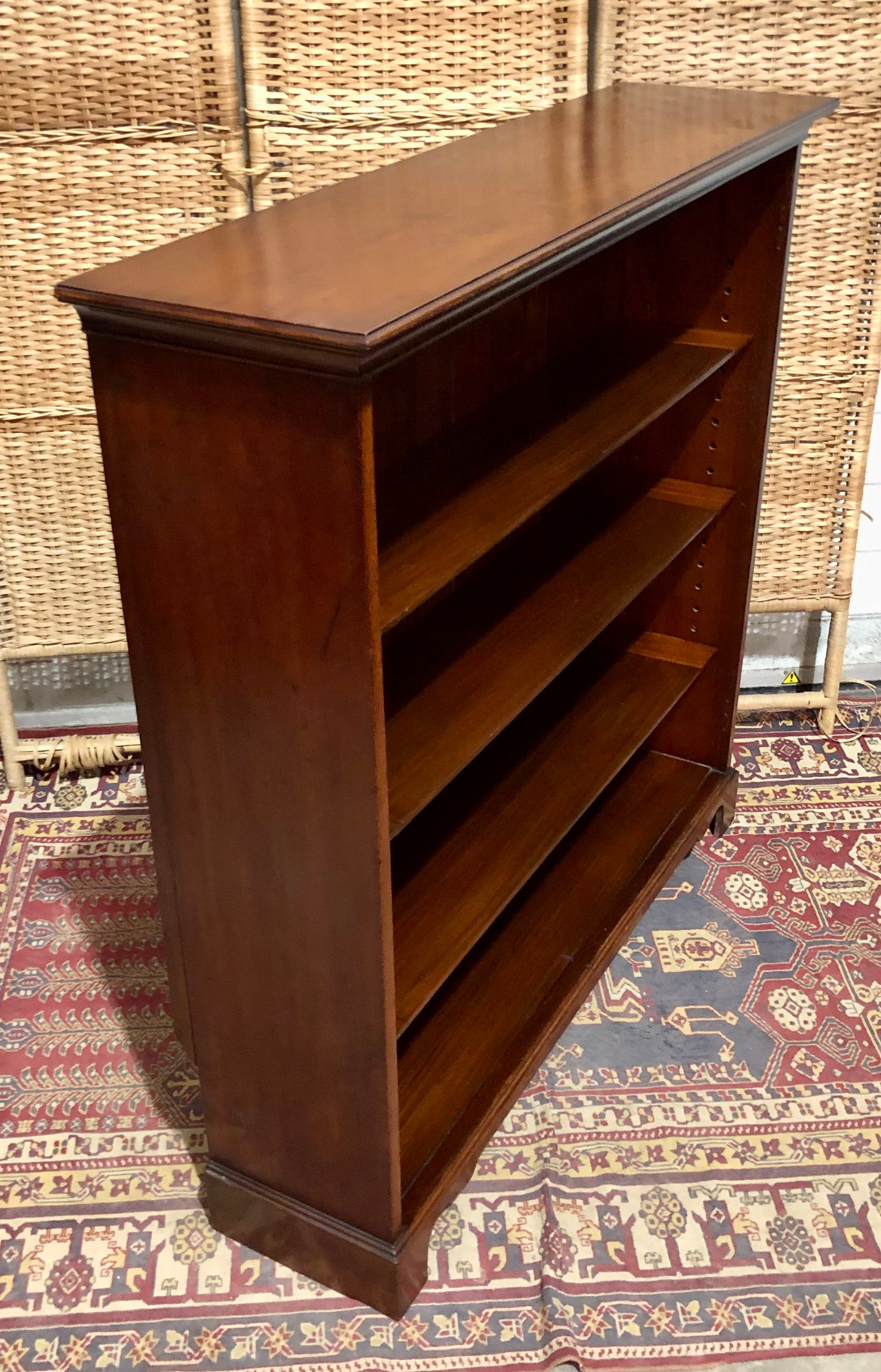 000665....Handsome Antique Walnut Bookcase