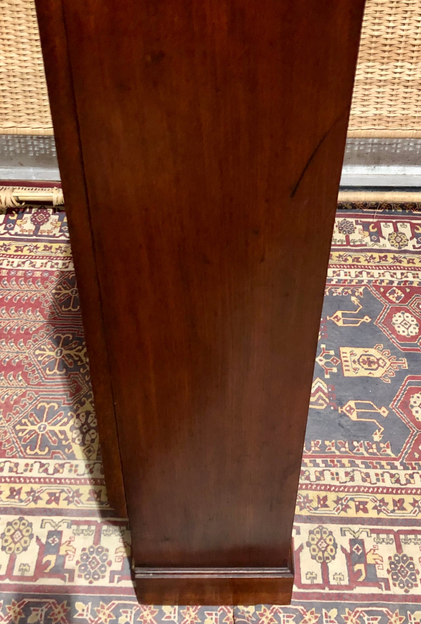 000665....Handsome Antique Walnut Bookcase