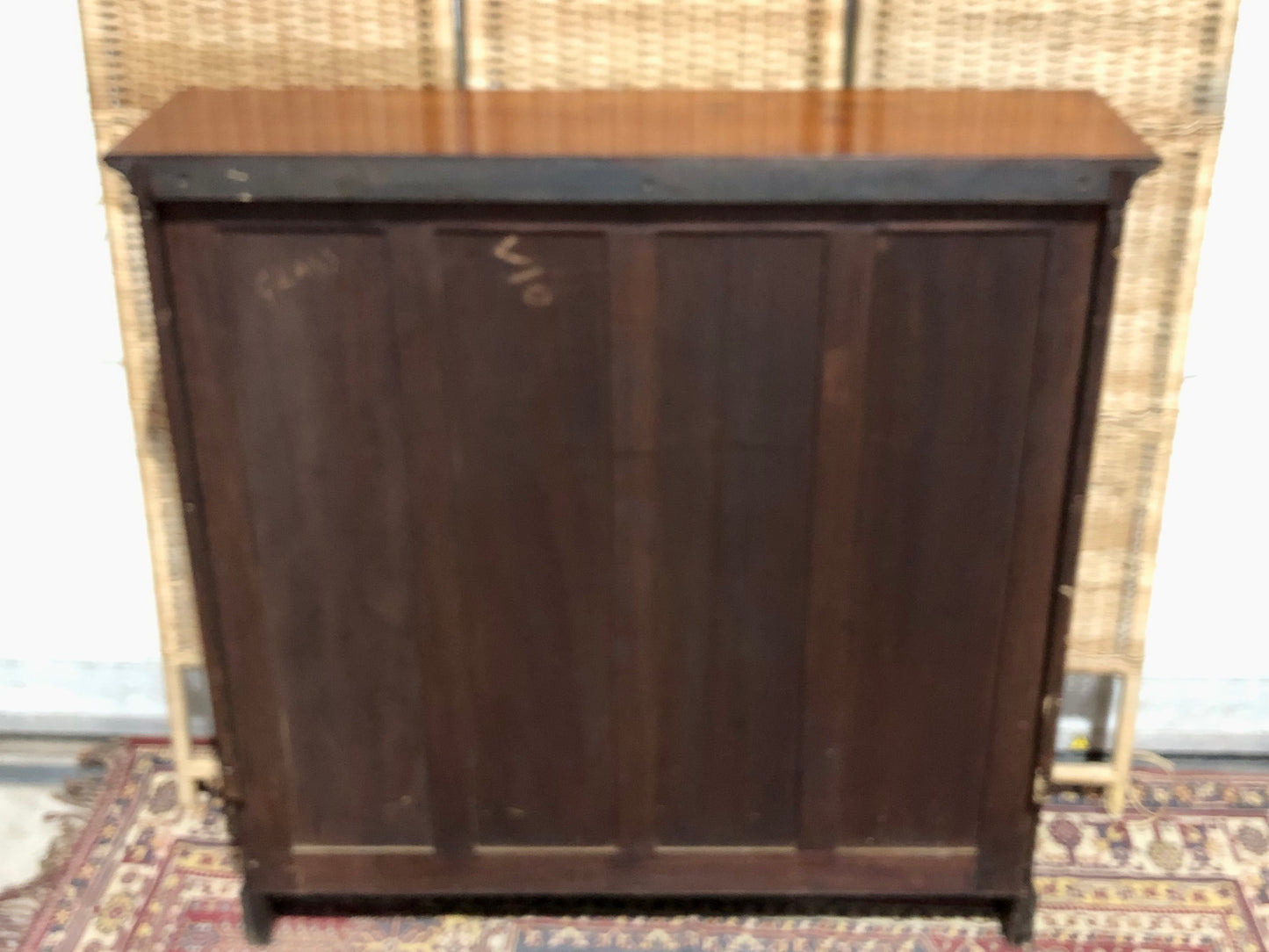 000665....Handsome Antique Walnut Bookcase