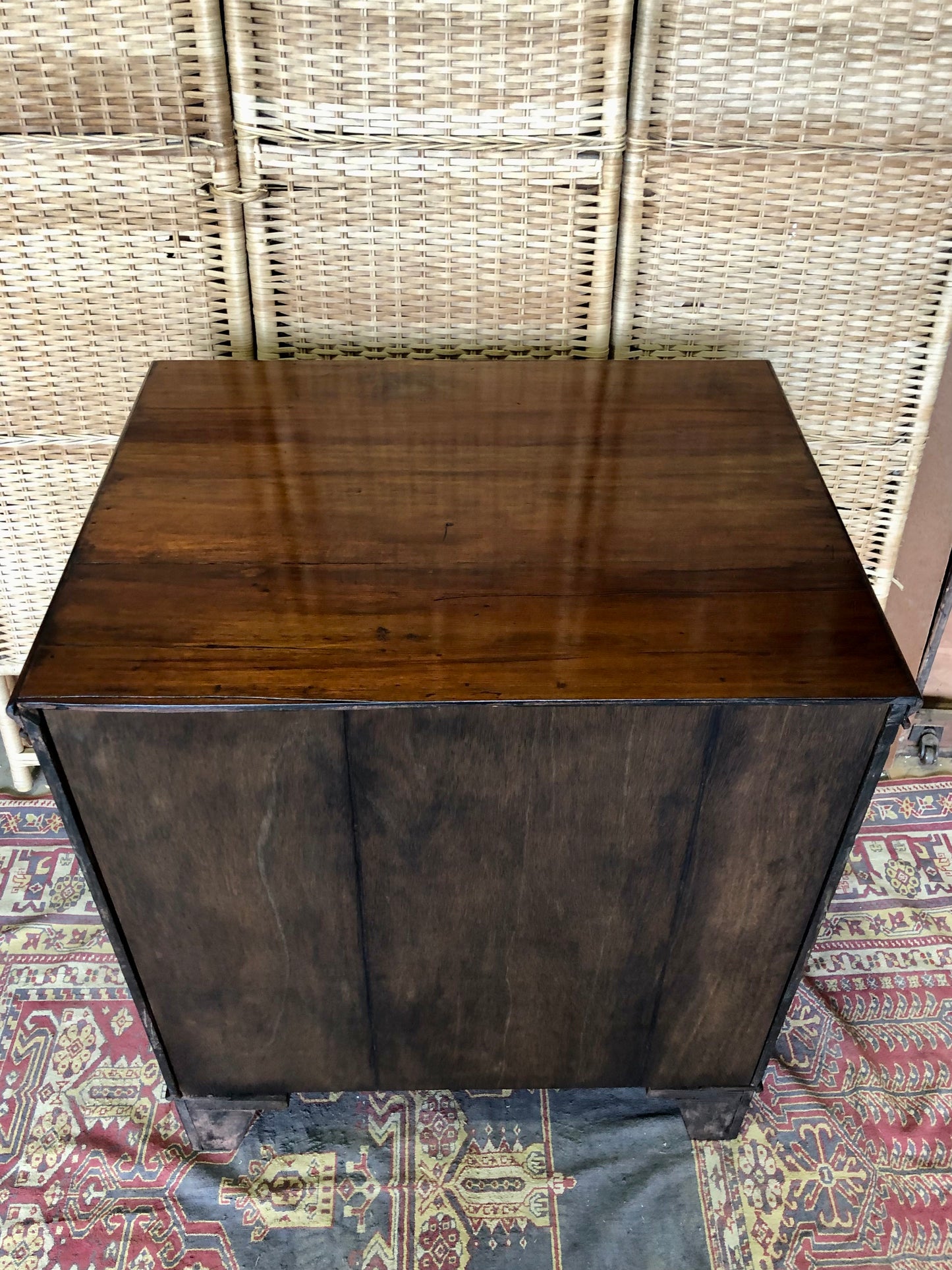 000511....Handsome Antique Collectors Chest Or Chart Chest
