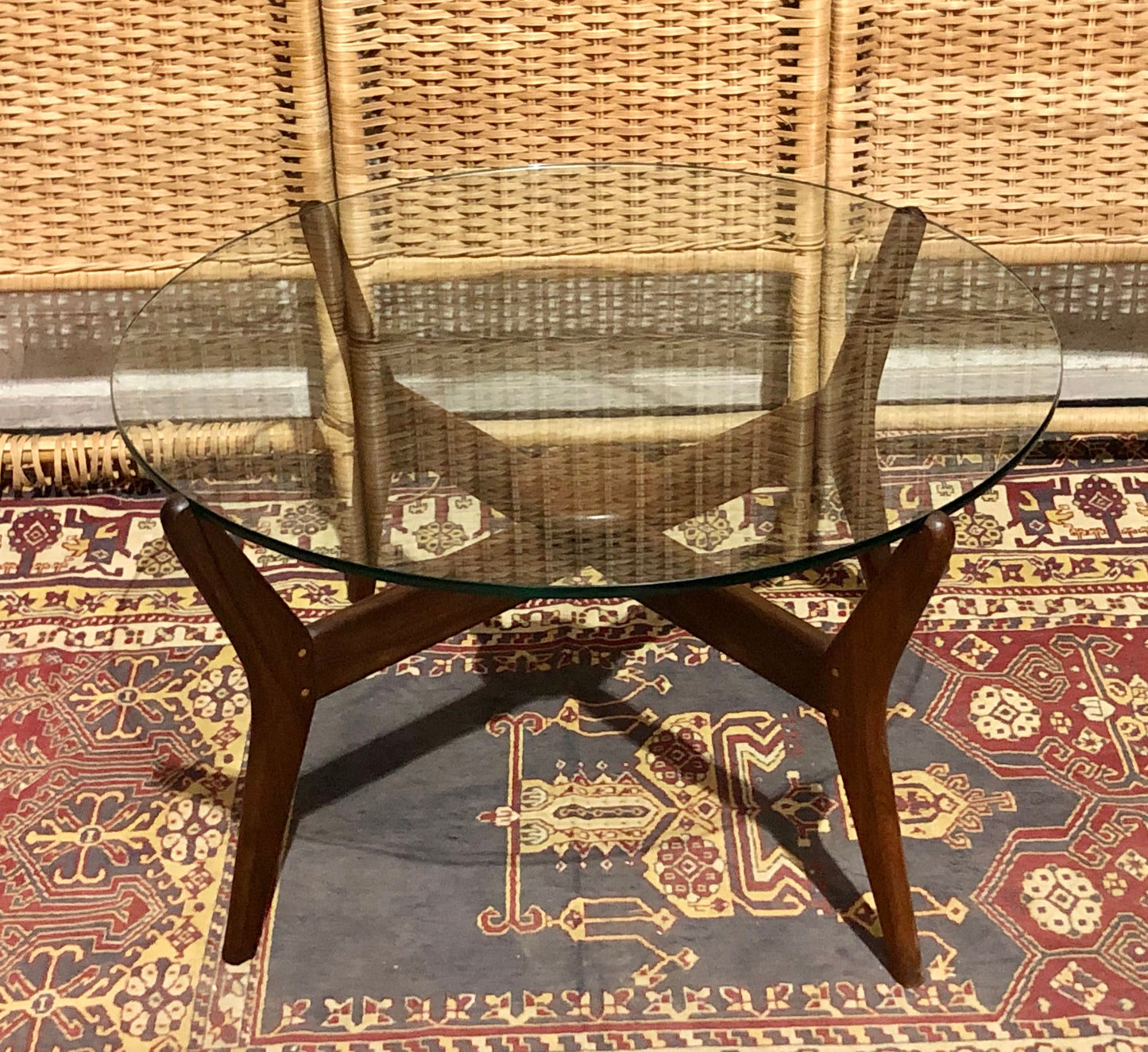 000661....Handsome Retro Coffee Table By Lebus ( sold )