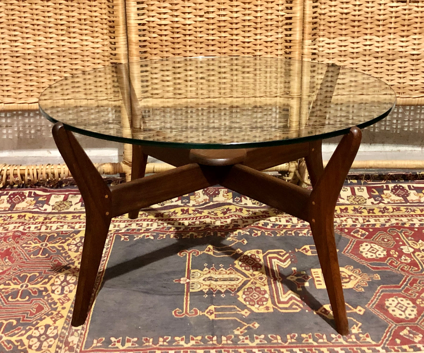 000661....Handsome Retro Coffee Table By Lebus ( sold )