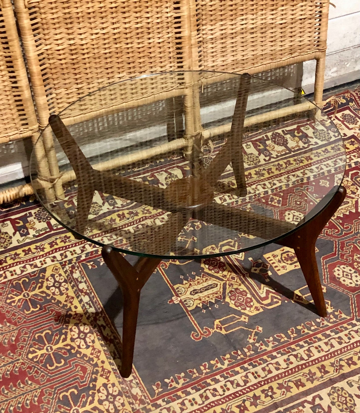 000661....Handsome Retro Coffee Table By Lebus ( sold )