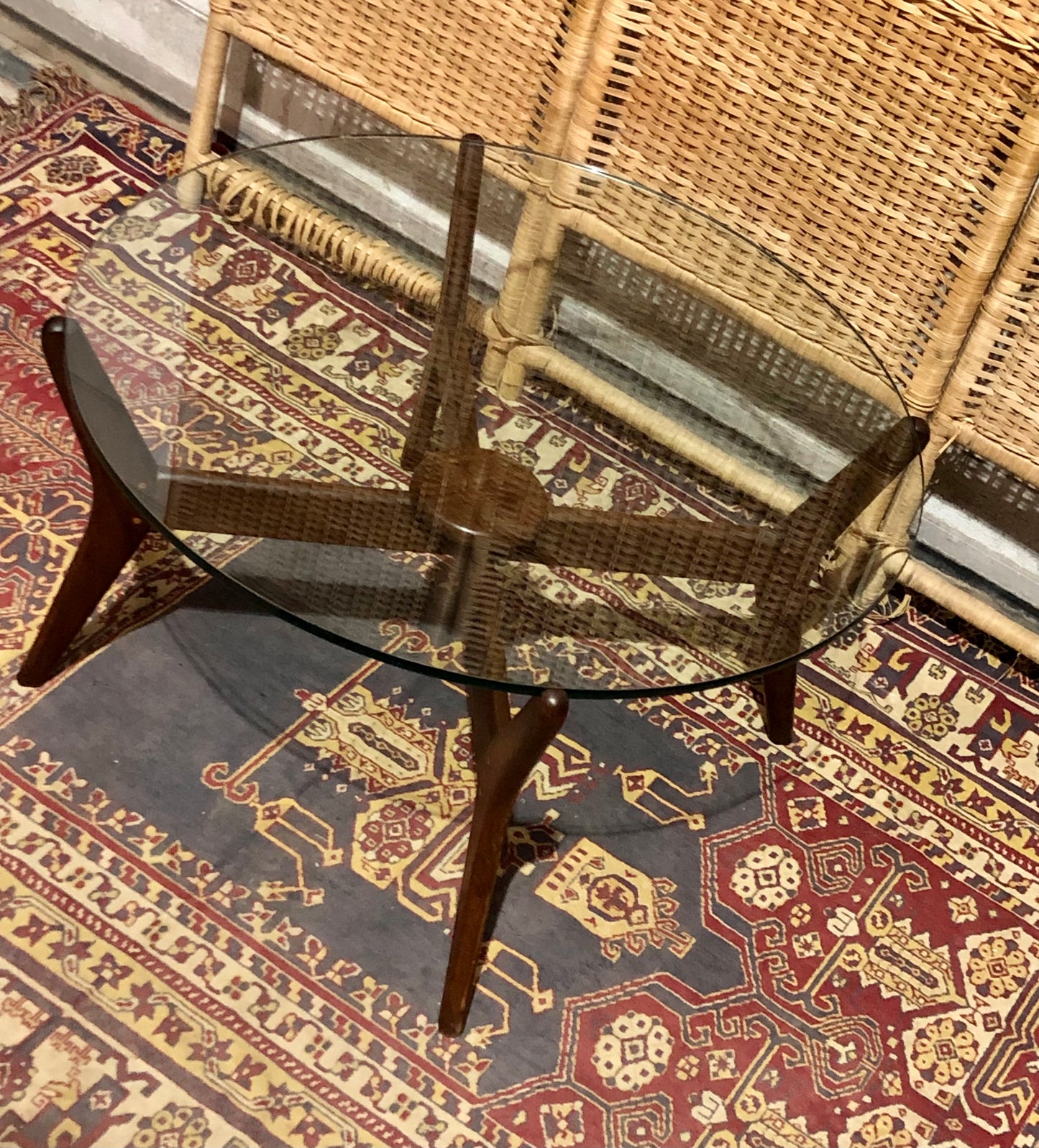 000661....Handsome Retro Coffee Table By Lebus ( sold )