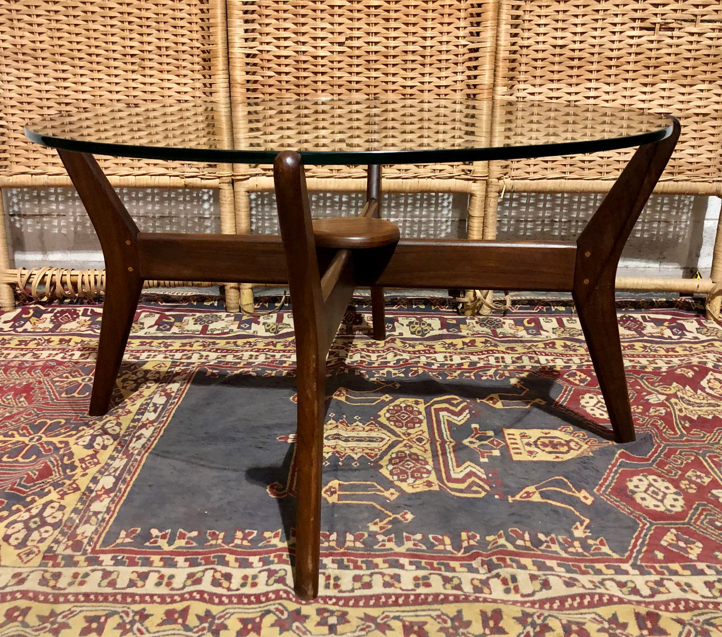 000661....Handsome Retro Coffee Table By Lebus ( sold )