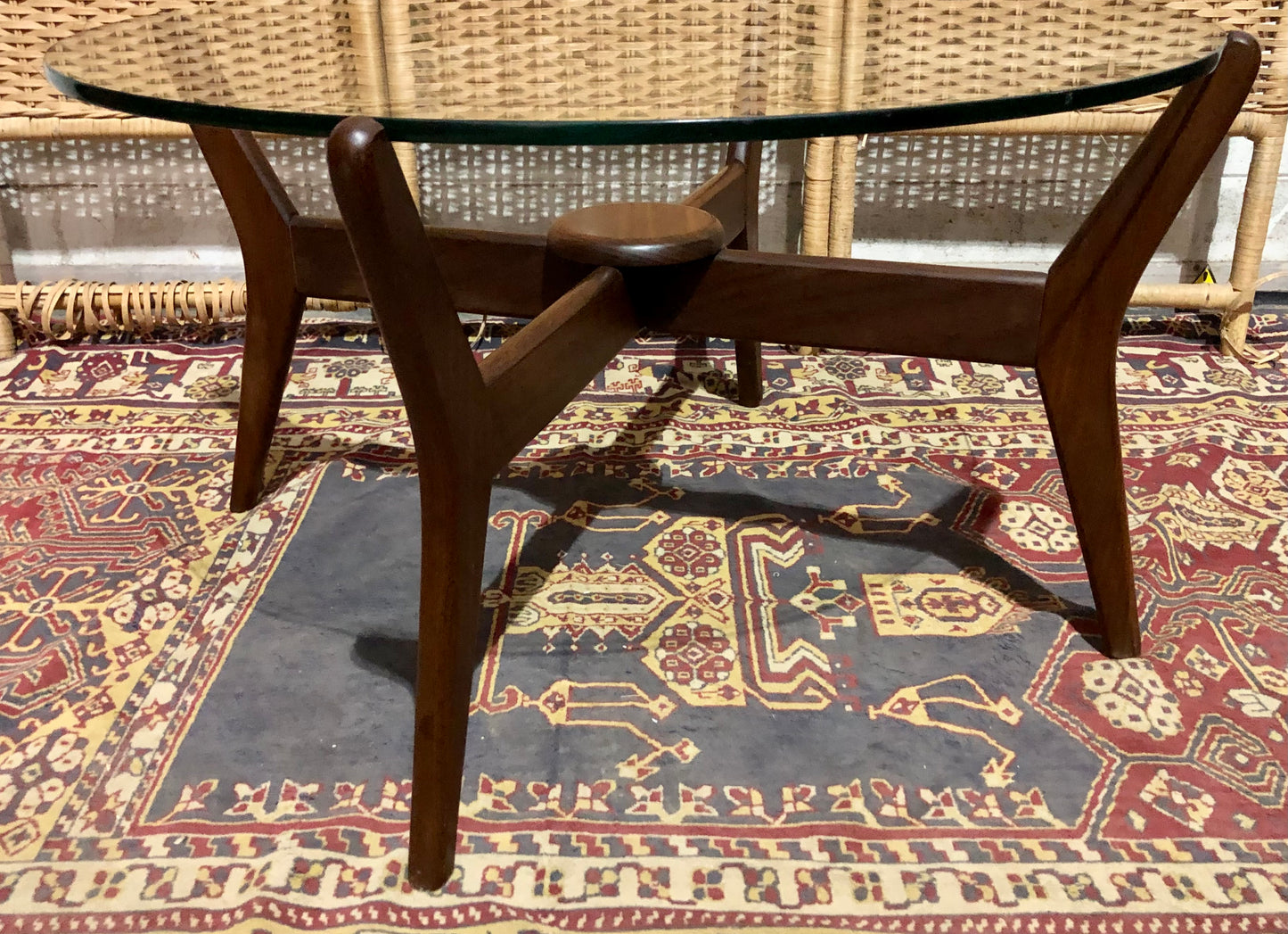 000661....Handsome Retro Coffee Table By Lebus ( sold )