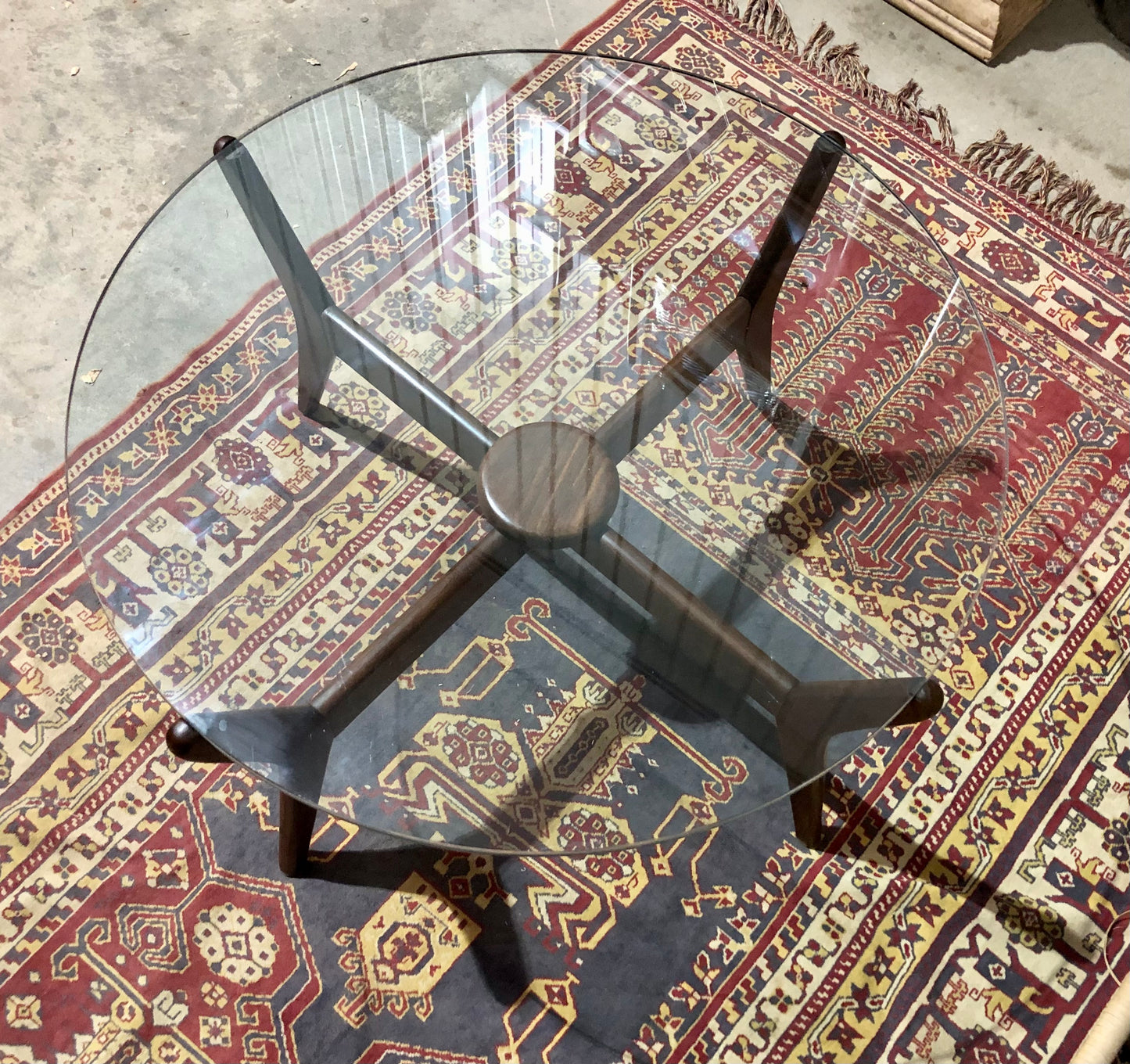 000661....Handsome Retro Coffee Table By Lebus ( sold )