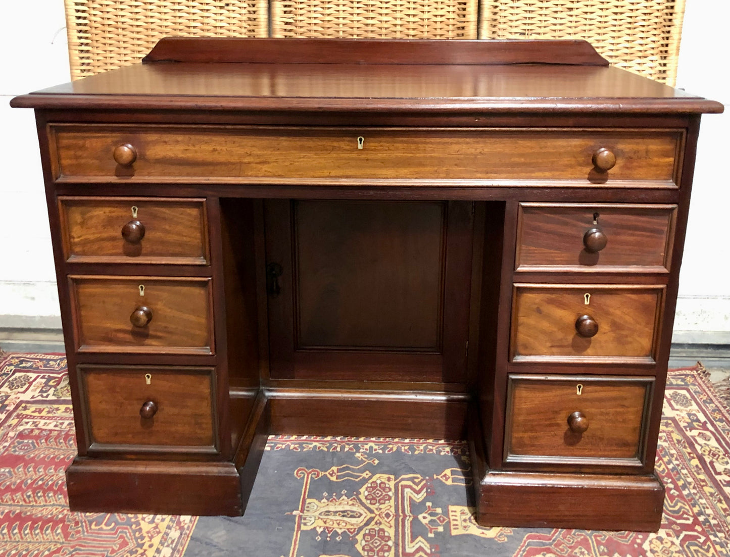 000659....Handsome Antique Mahogany Desk