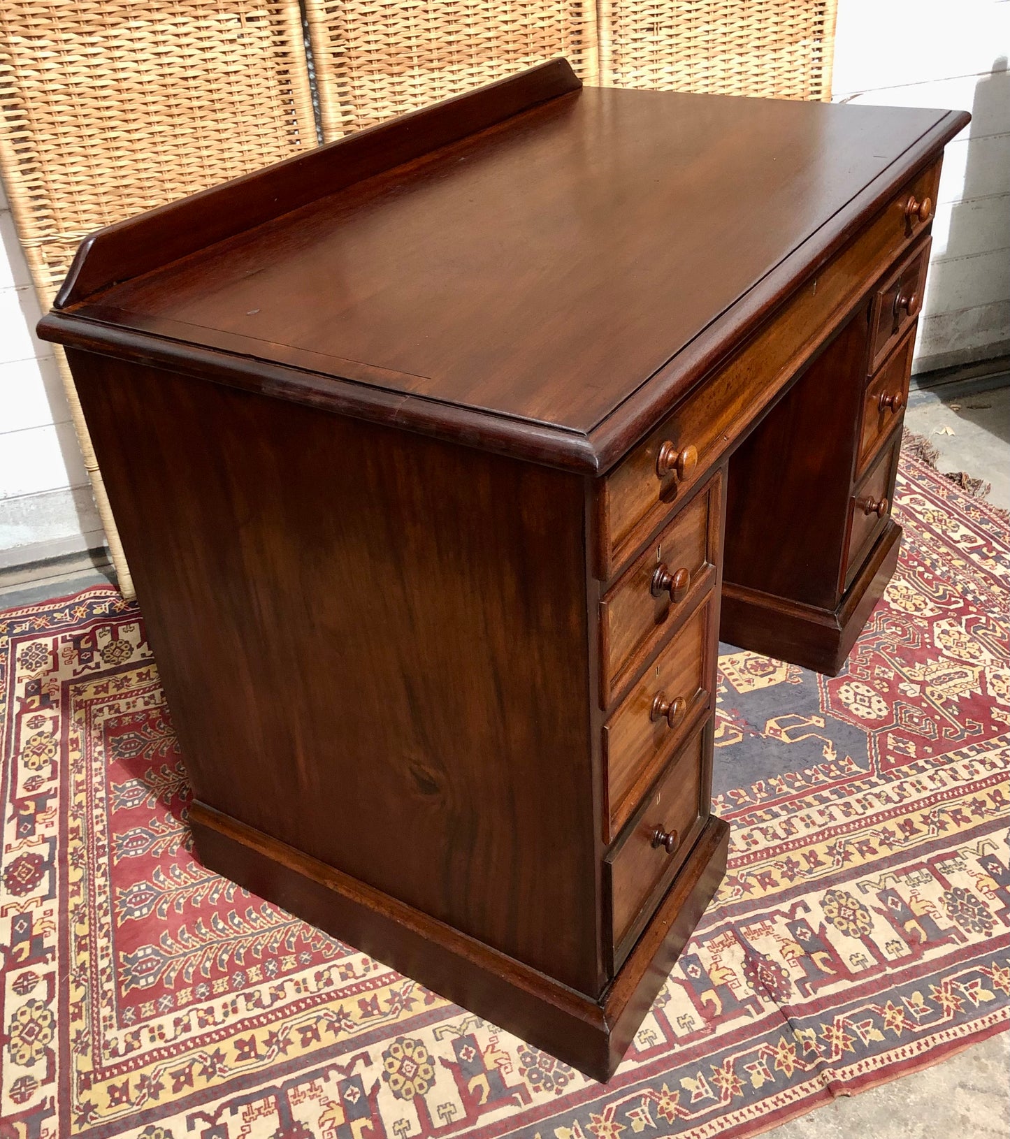 000659....Handsome Antique Mahogany Desk