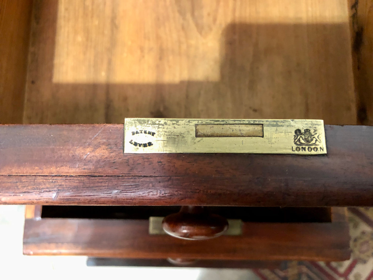 000659....Handsome Antique Mahogany Desk