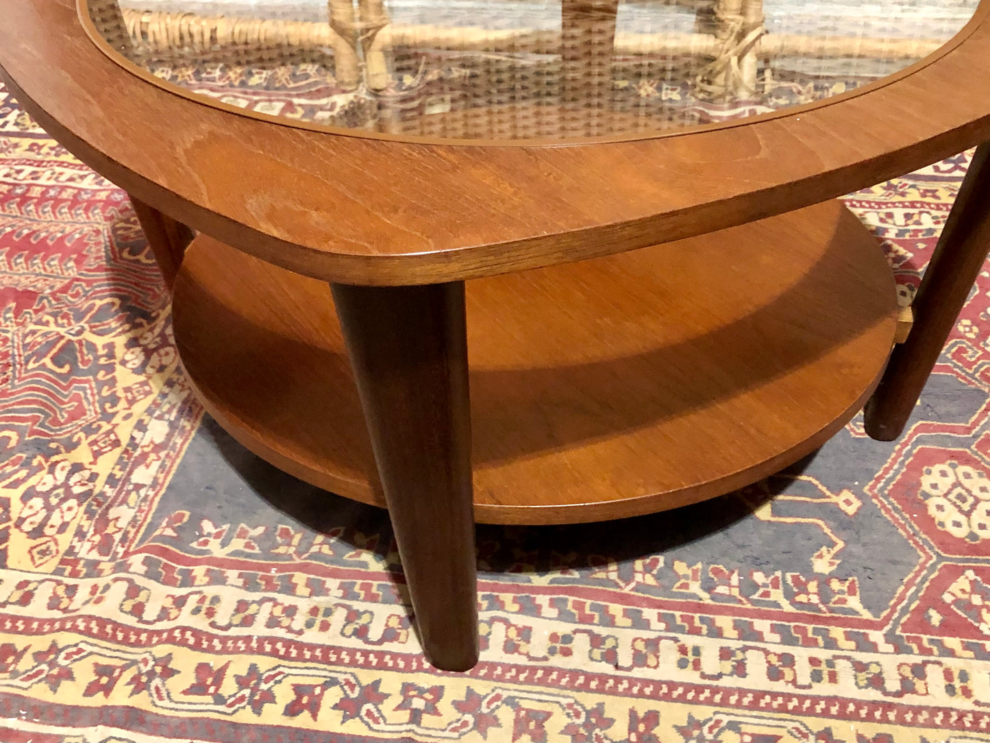 000653....Handsome Mid Century Retro Teak Coffee Table