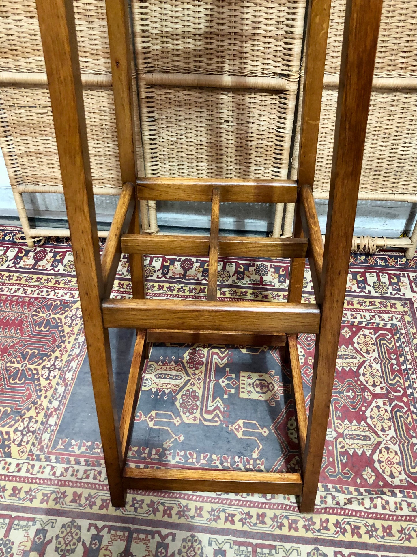 000648....Handsome Vintage Oak Arts And Crafts Hall Stand