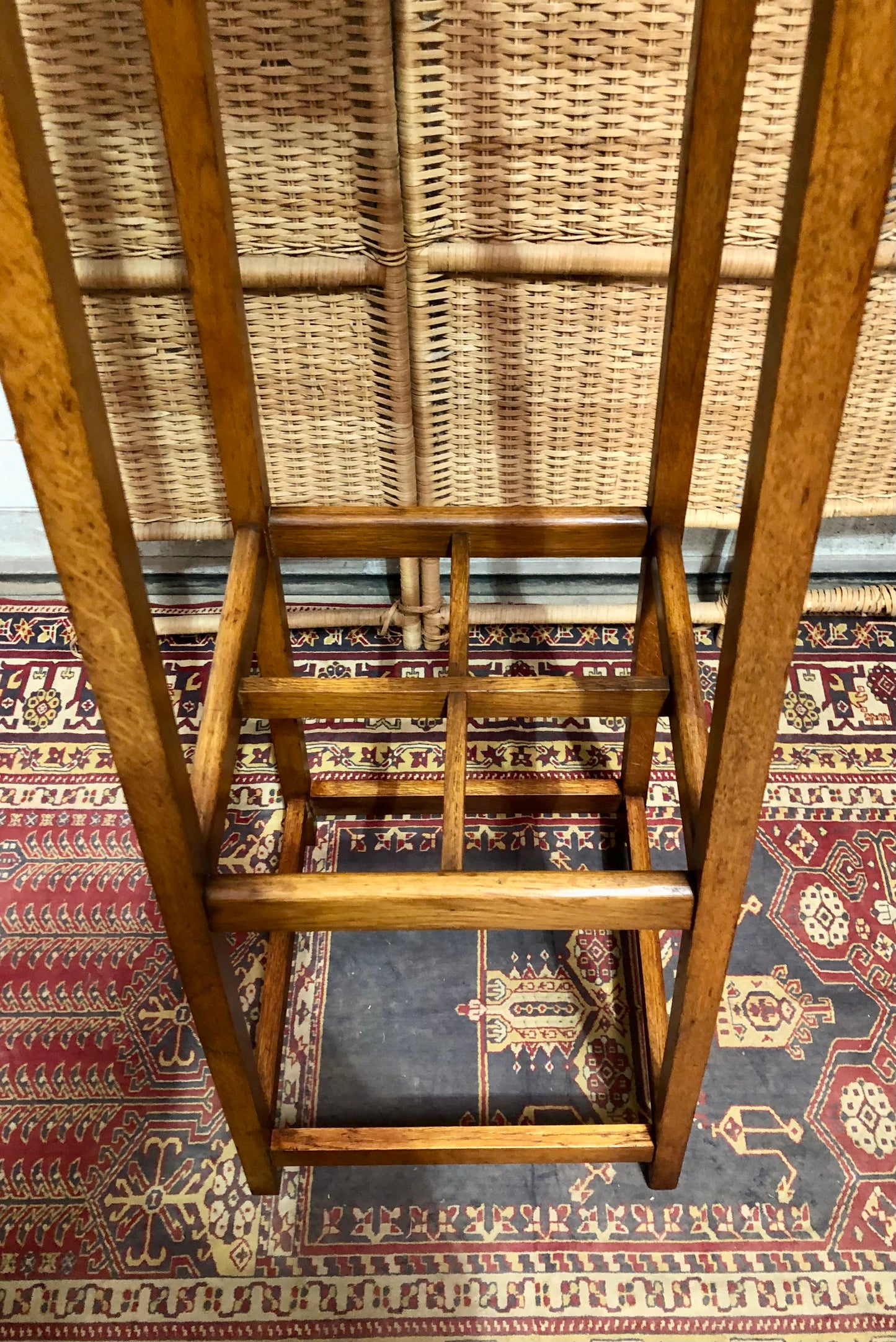 000648....Handsome Vintage Oak Arts And Crafts Hall Stand
