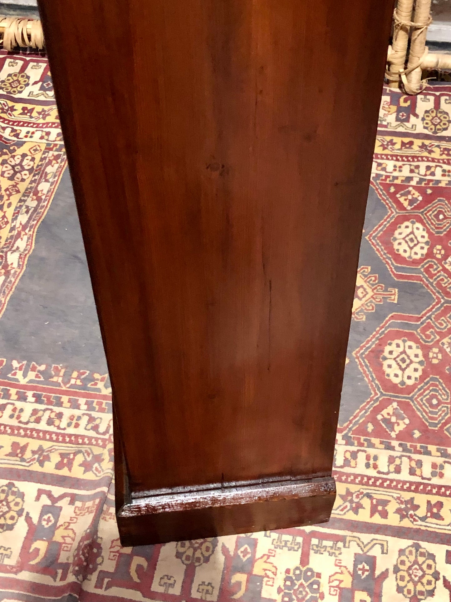 000647....Handsome Edwardian Stained Pine Bookcase ( sold )