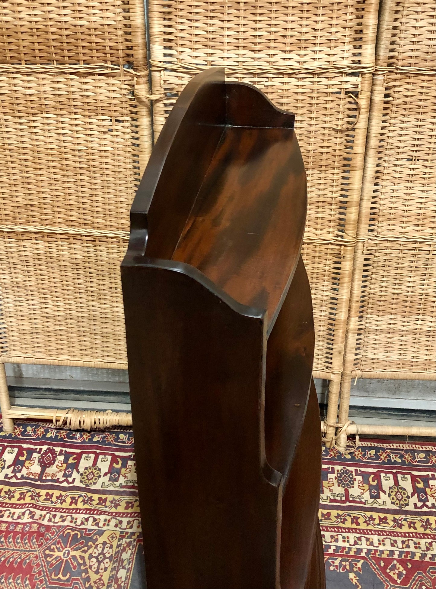 000641.... Handsome Vintage Mahogany Bookcase