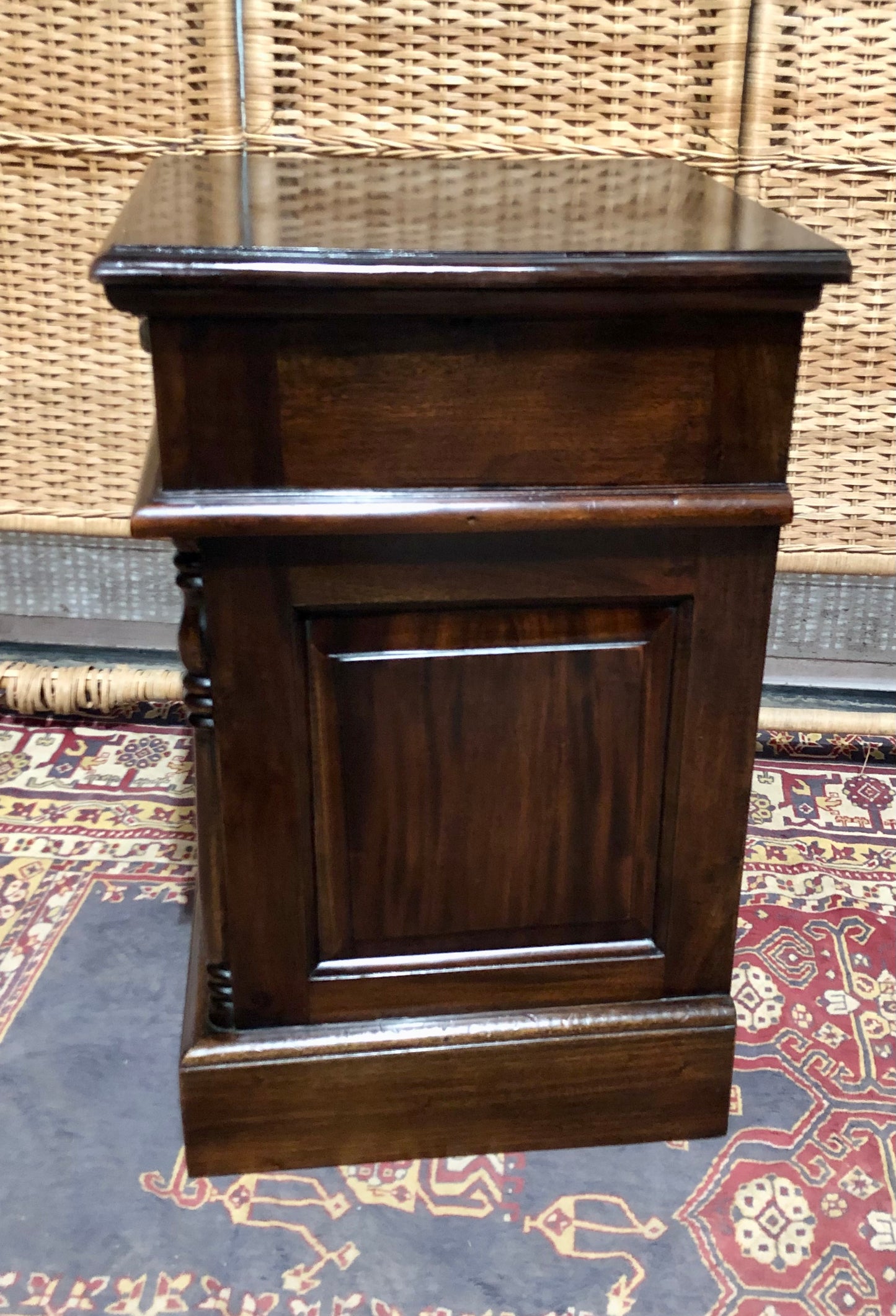 000638....Handsome Pair Of Vintage Bedside Chests ( sold )