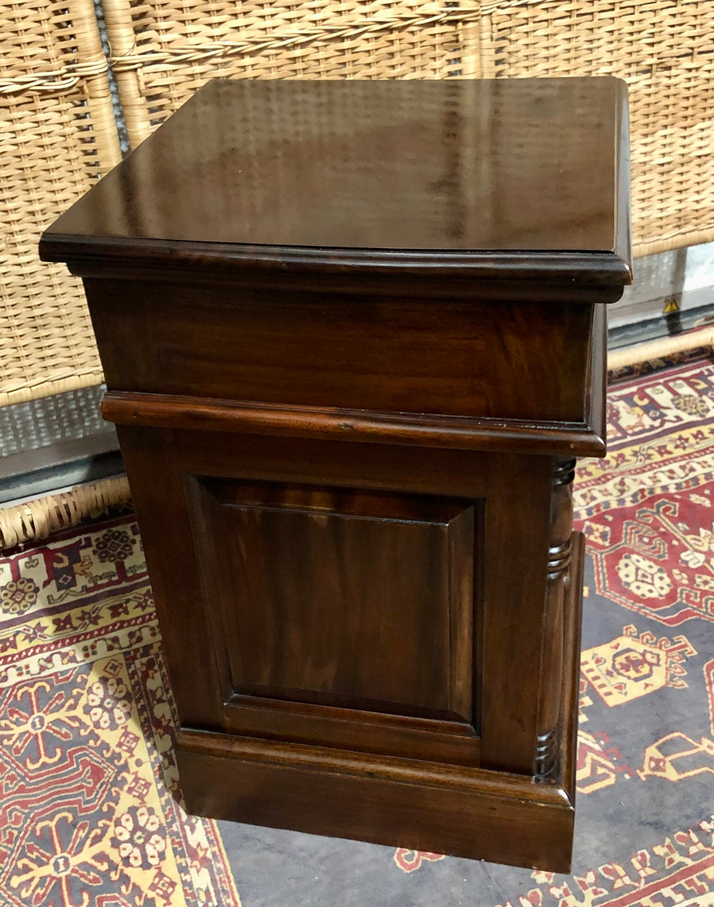 000638....Handsome Pair Of Vintage Bedside Chests ( sold )