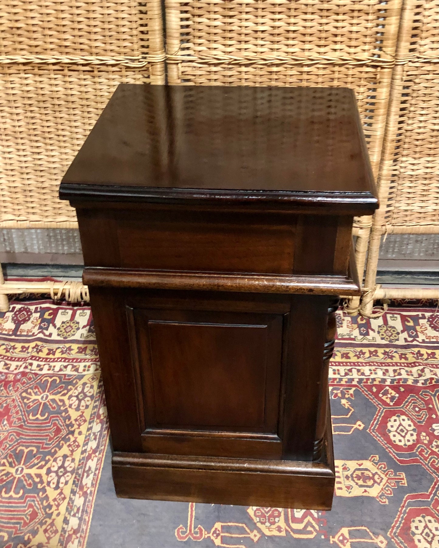 000638....Handsome Pair Of Vintage Bedside Chests ( sold )
