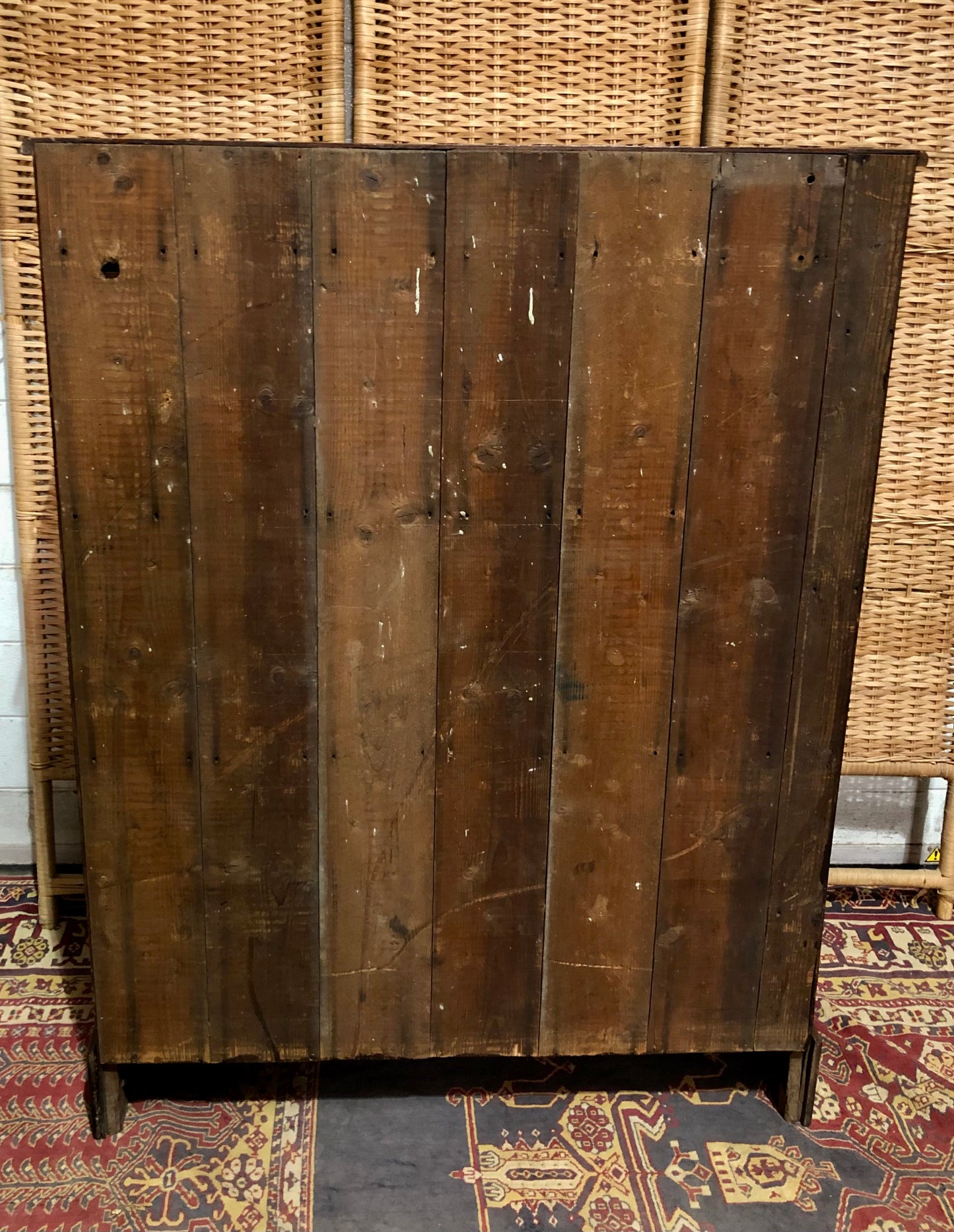 000625....Handsome Antique Double Fronted Wellington/Collectors Chest Of Fourteen Drawers