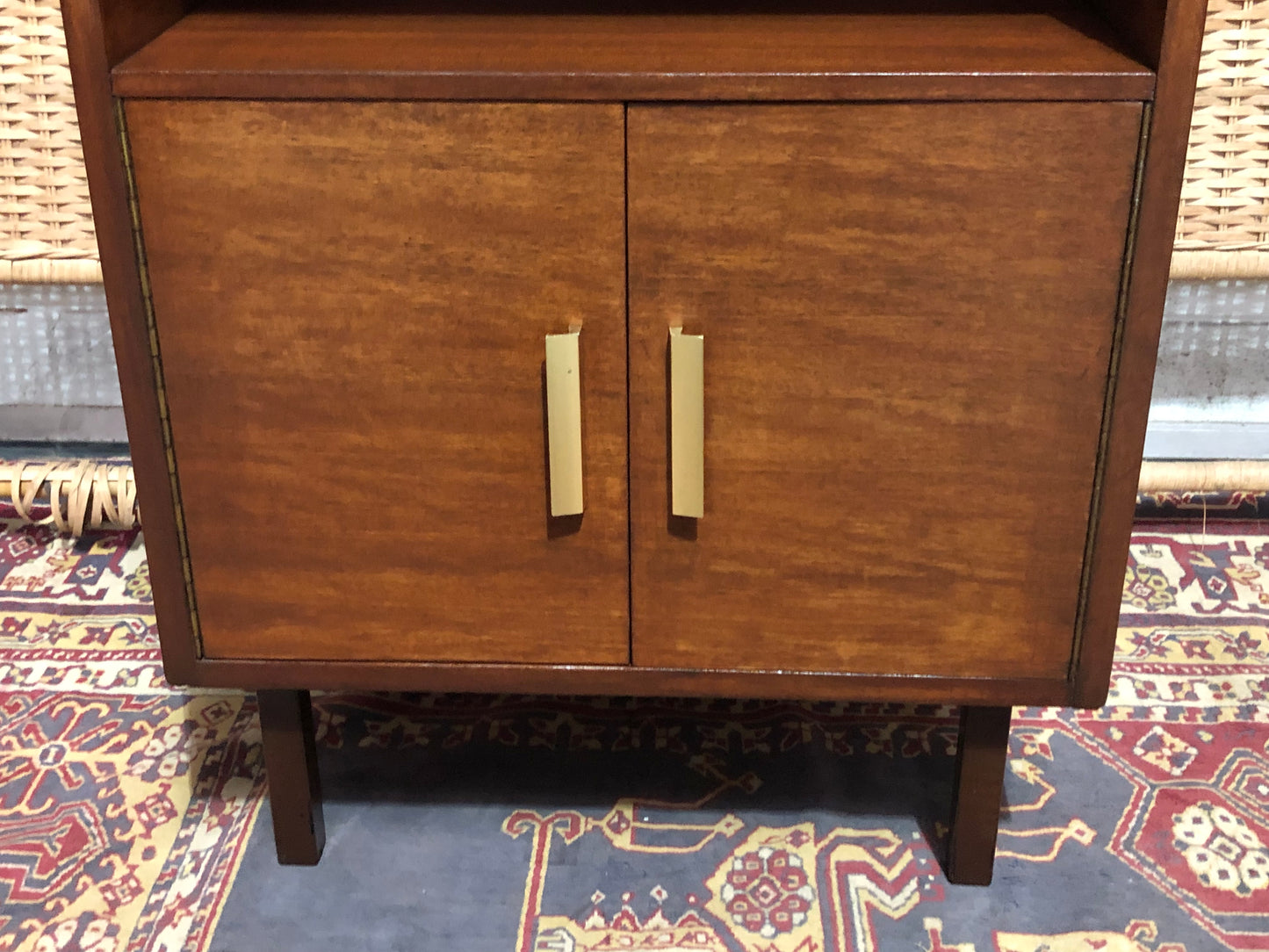 000594....Handsome Pair Of Mahogany Retro Bedside Tables