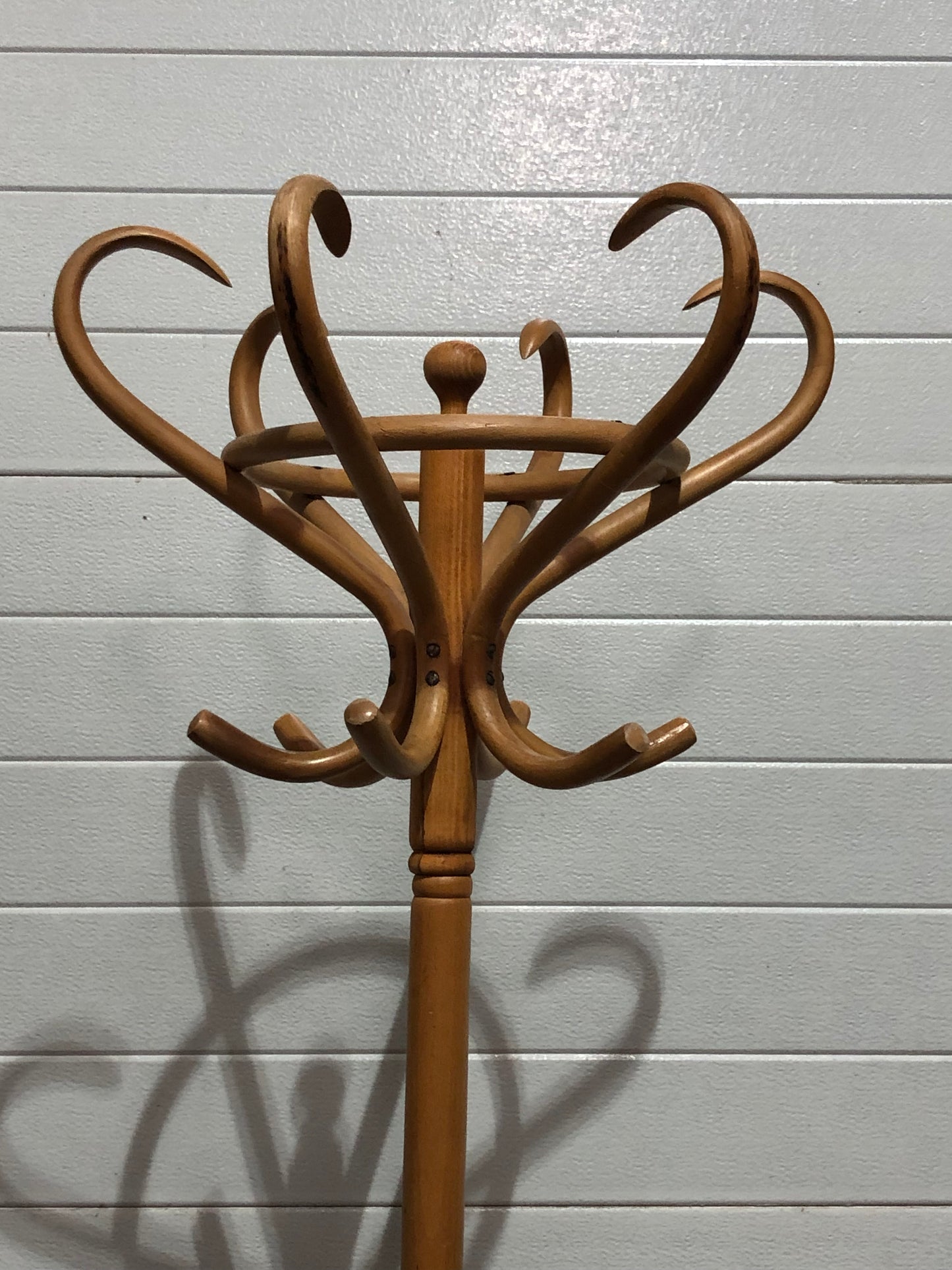 000616....Handsome Vintage Bentwood Coat Rack Or Hall Stand ( sold )