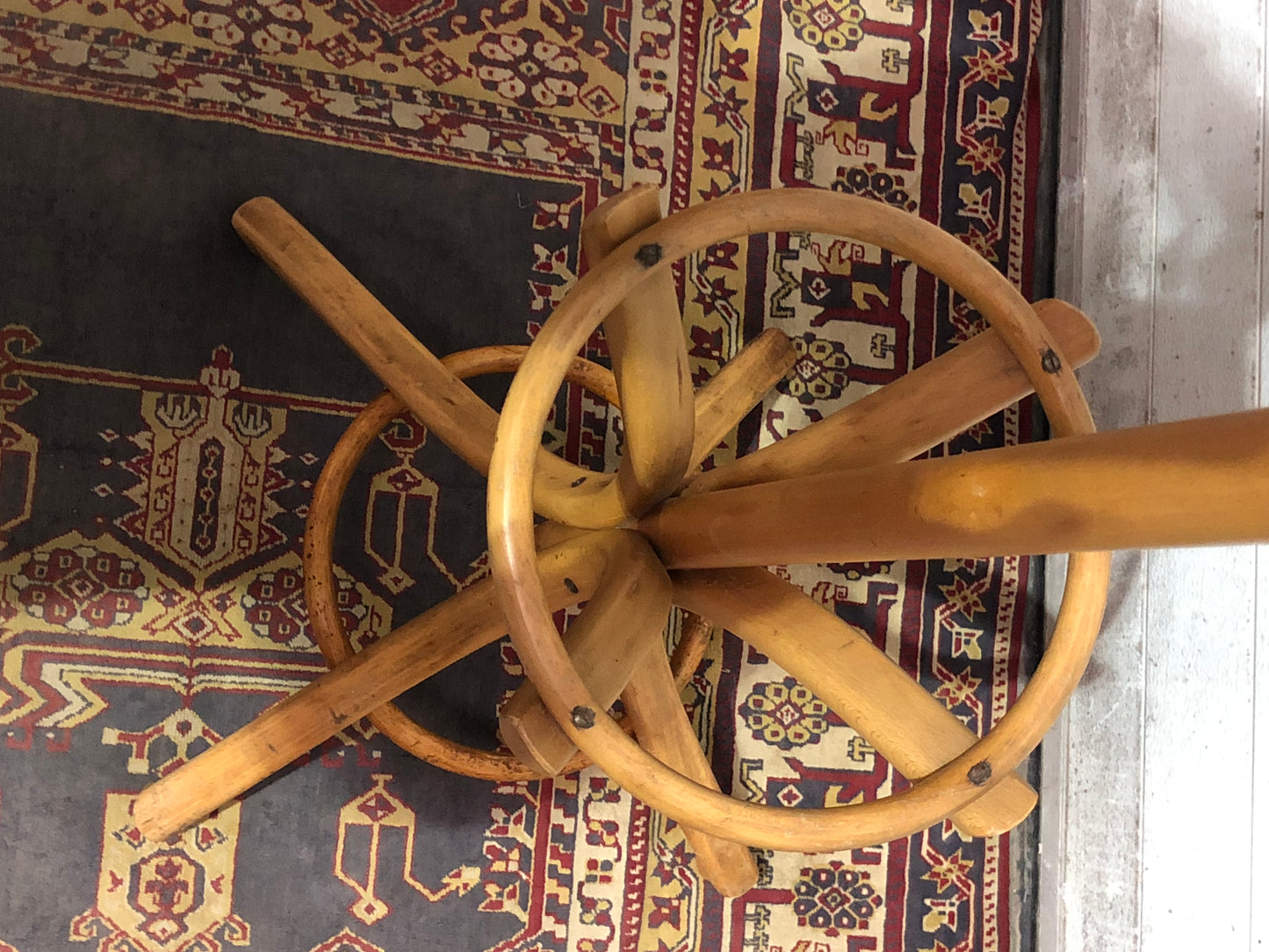 000616....Handsome Vintage Bentwood Coat Rack Or Hall Stand ( sold )