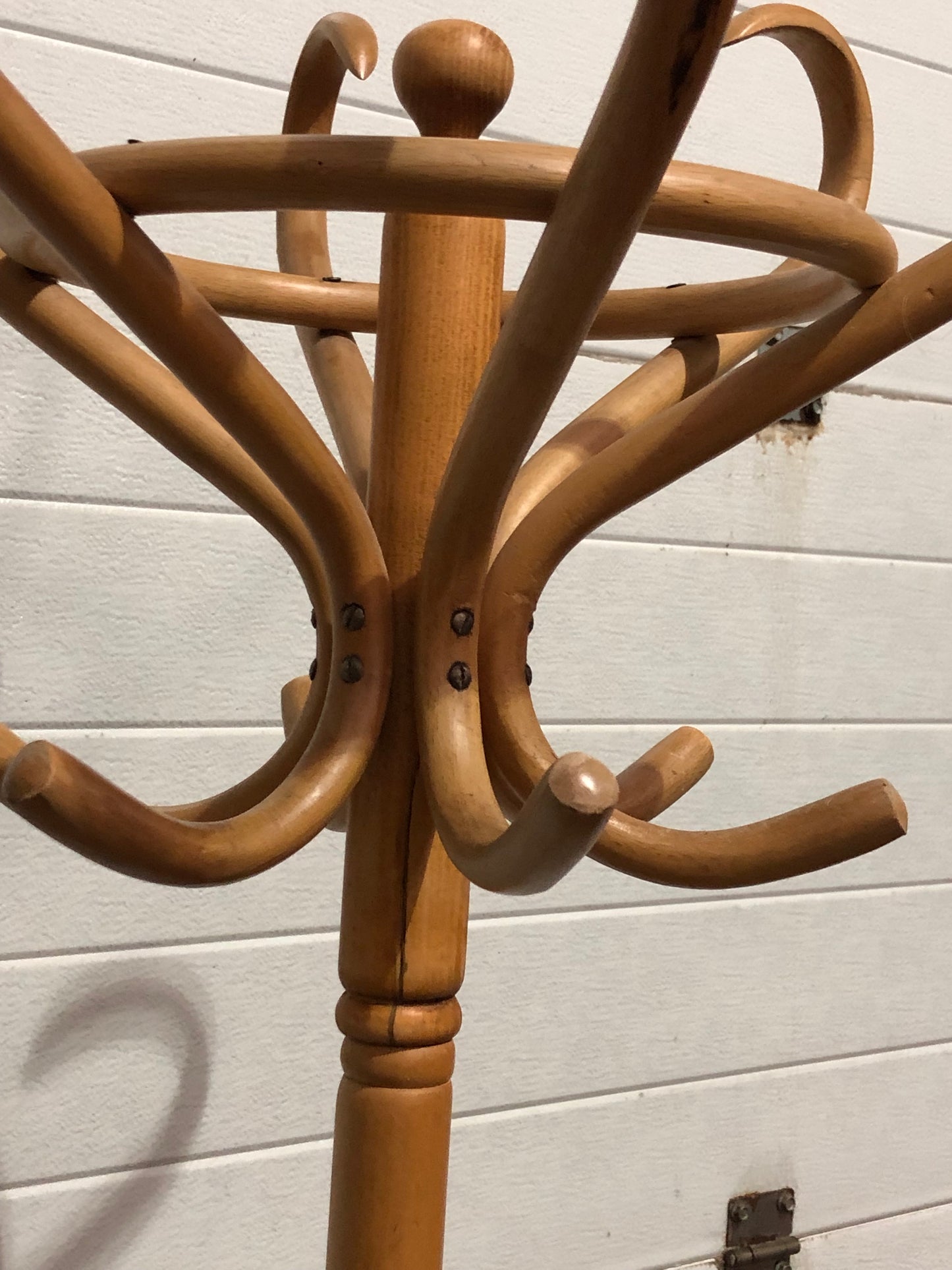 000616....Handsome Vintage Bentwood Coat Rack Or Hall Stand ( sold )