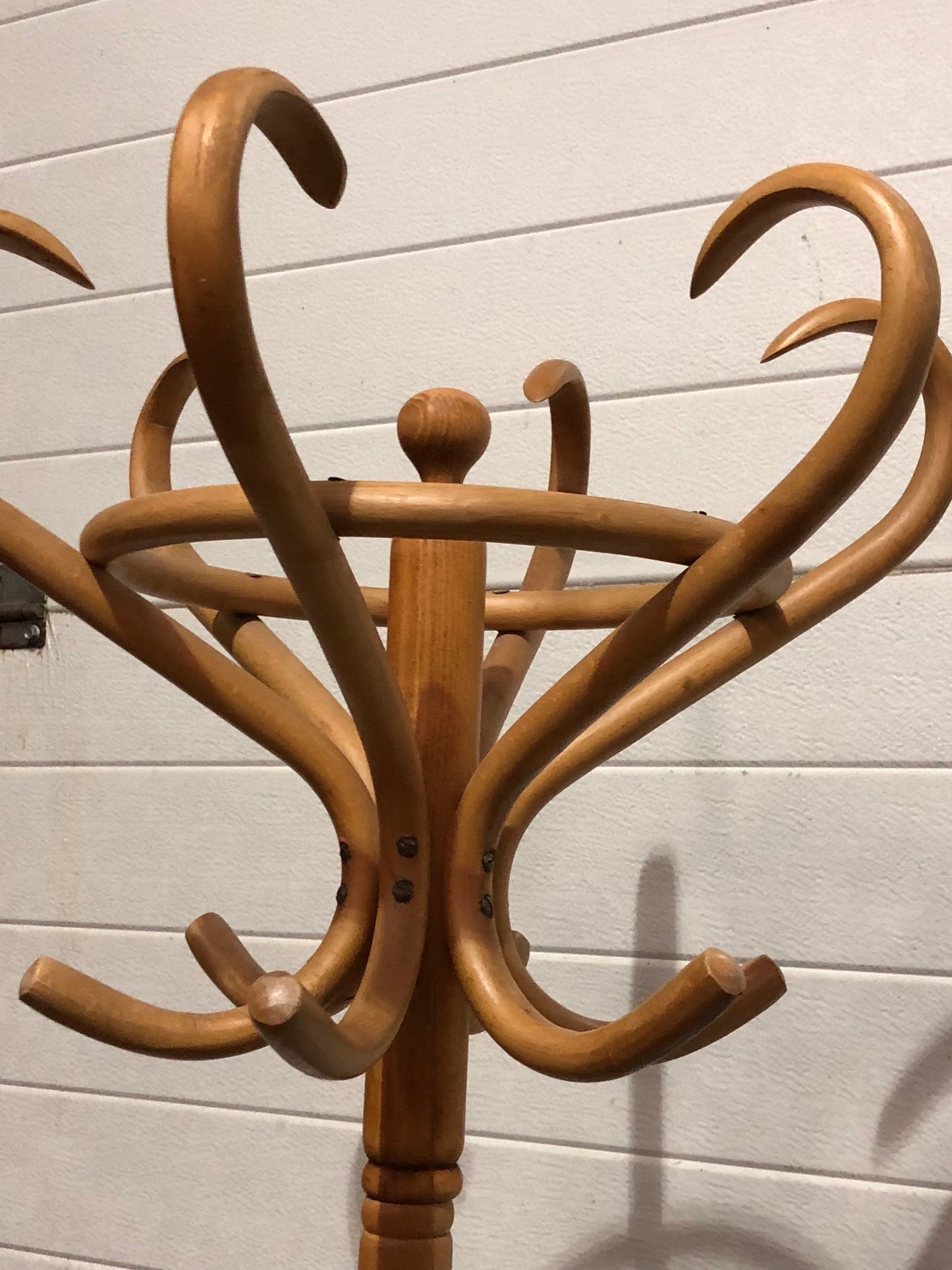 000616....Handsome Vintage Bentwood Coat Rack Or Hall Stand ( sold )