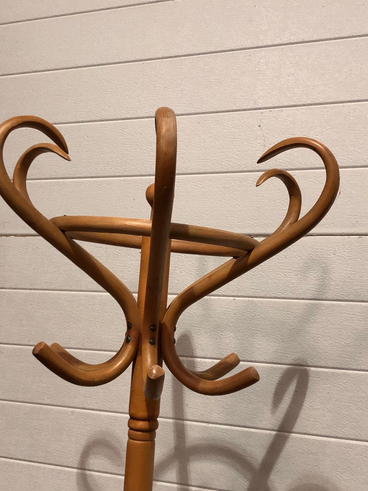 000616....Handsome Vintage Bentwood Coat Rack Or Hall Stand ( sold )