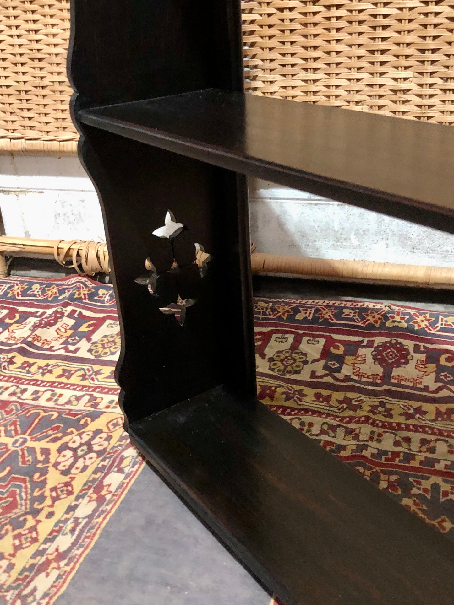000600....Handsome Set Of Arts And Crafts Style Shelves