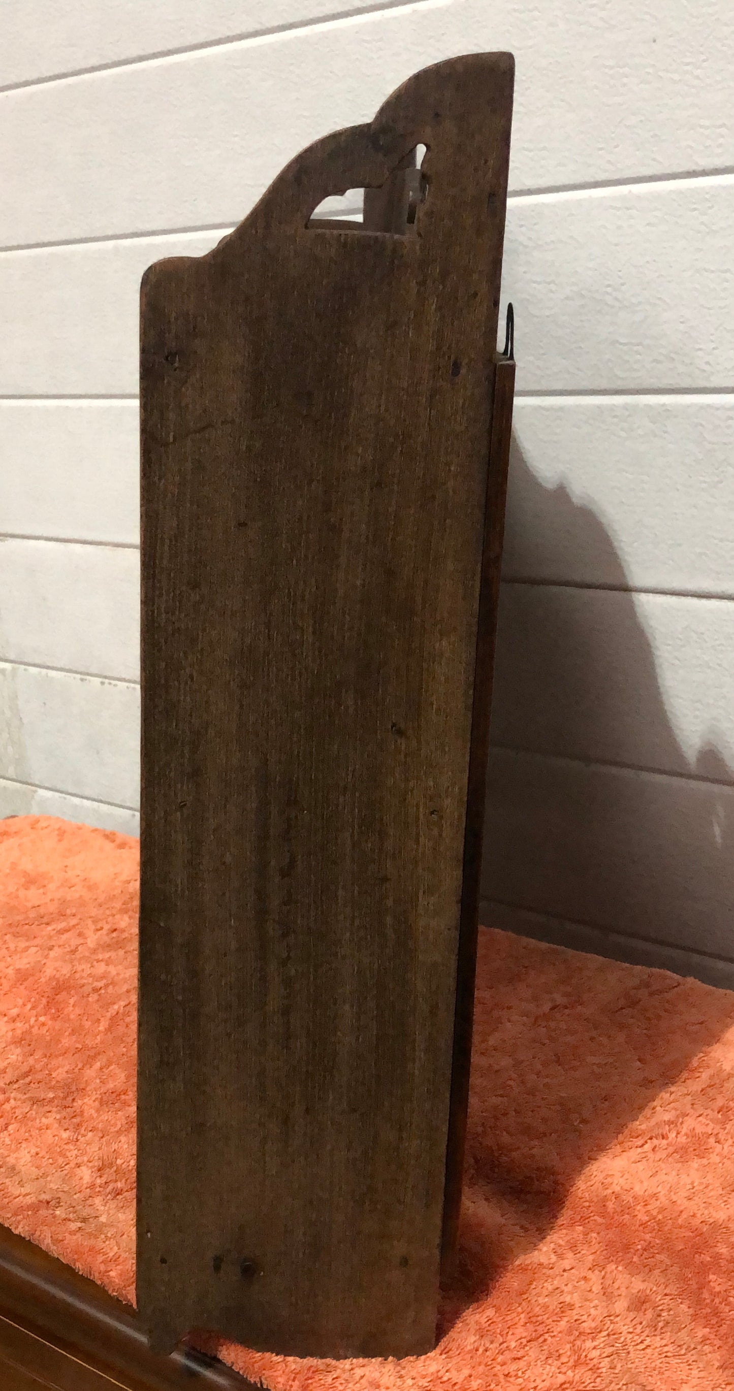 000742....Handsome Small Old Gothic Style Shelves ( sold )
